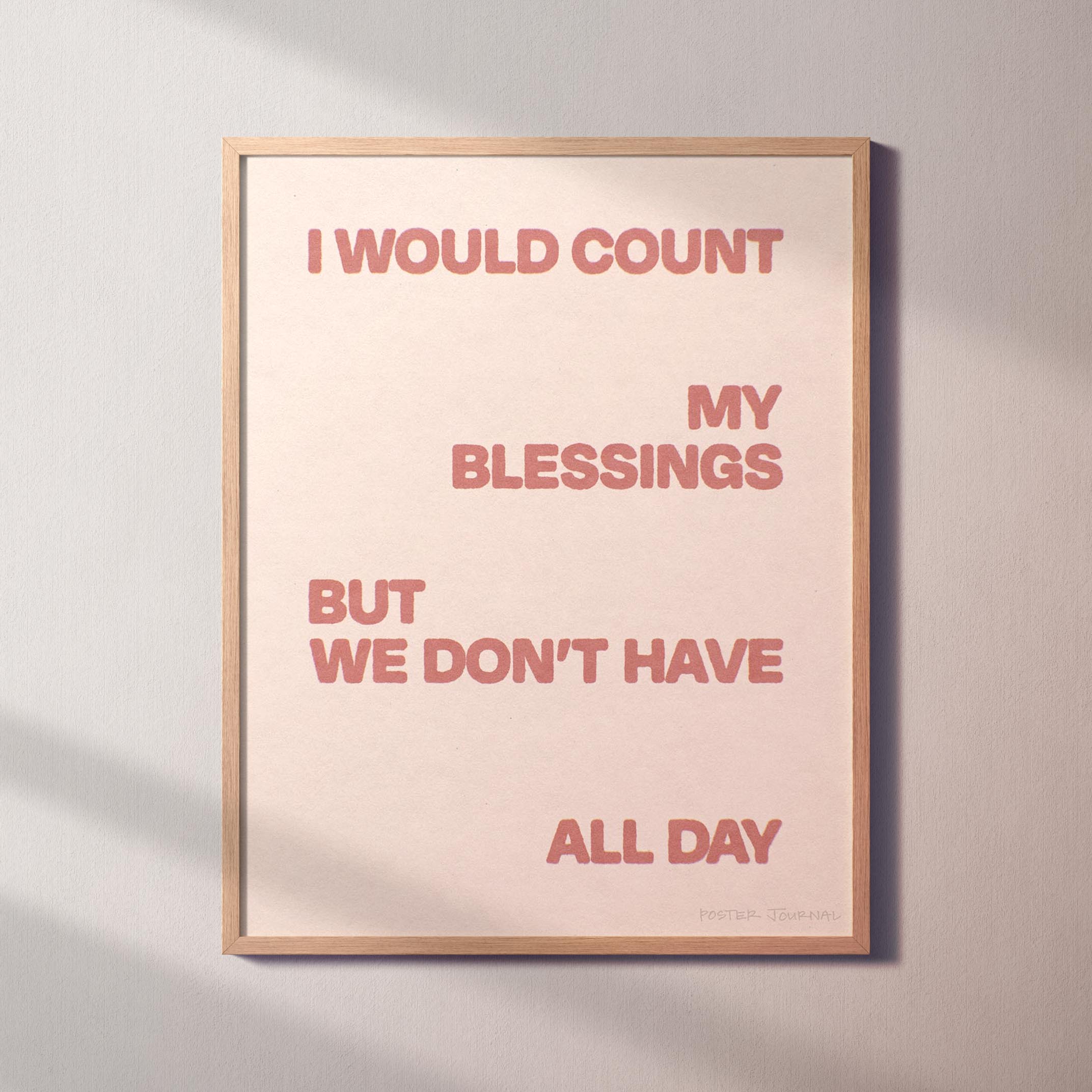 BLESSINGS PRINT
