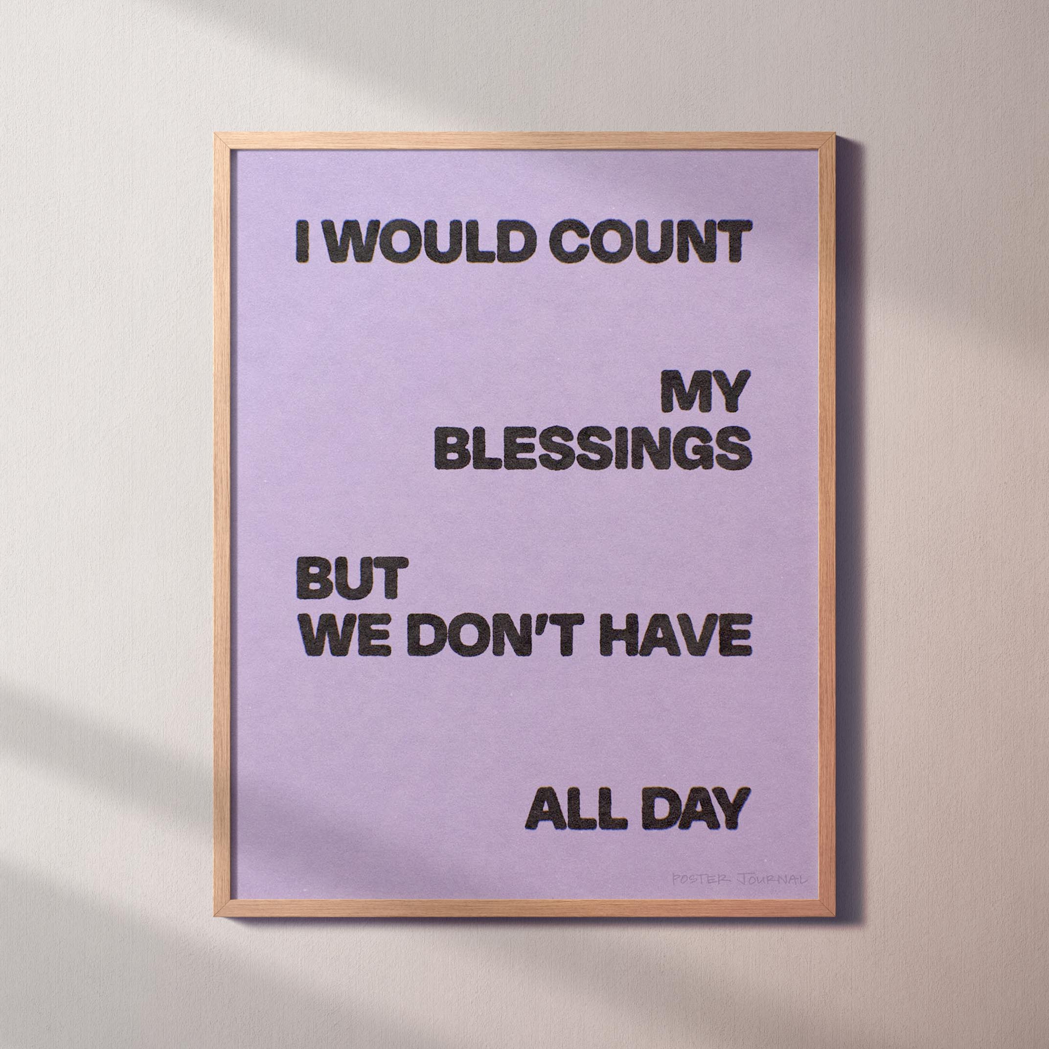BLESSINGS PRINT