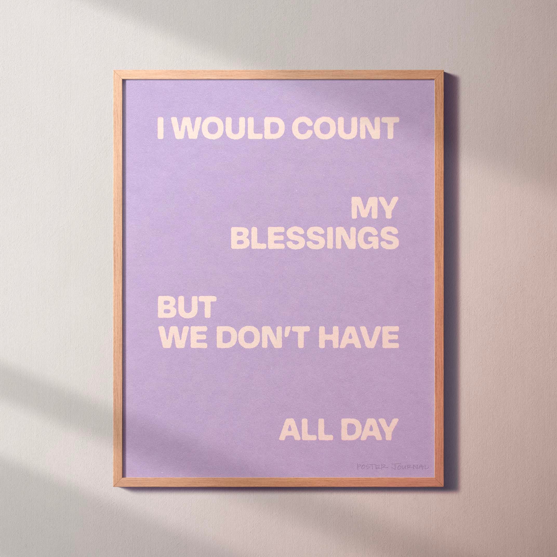 BLESSINGS PRINT