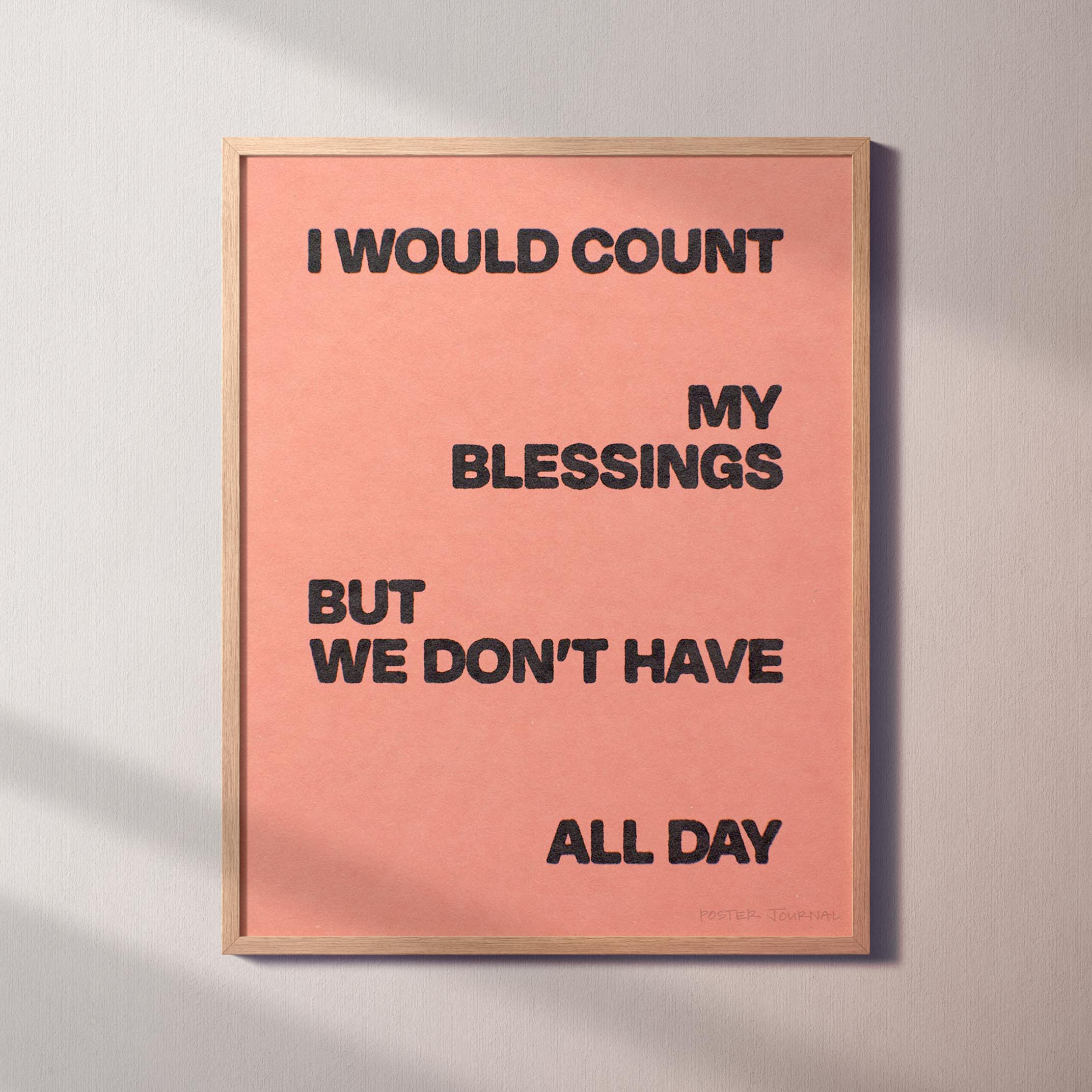 BLESSINGS PRINT