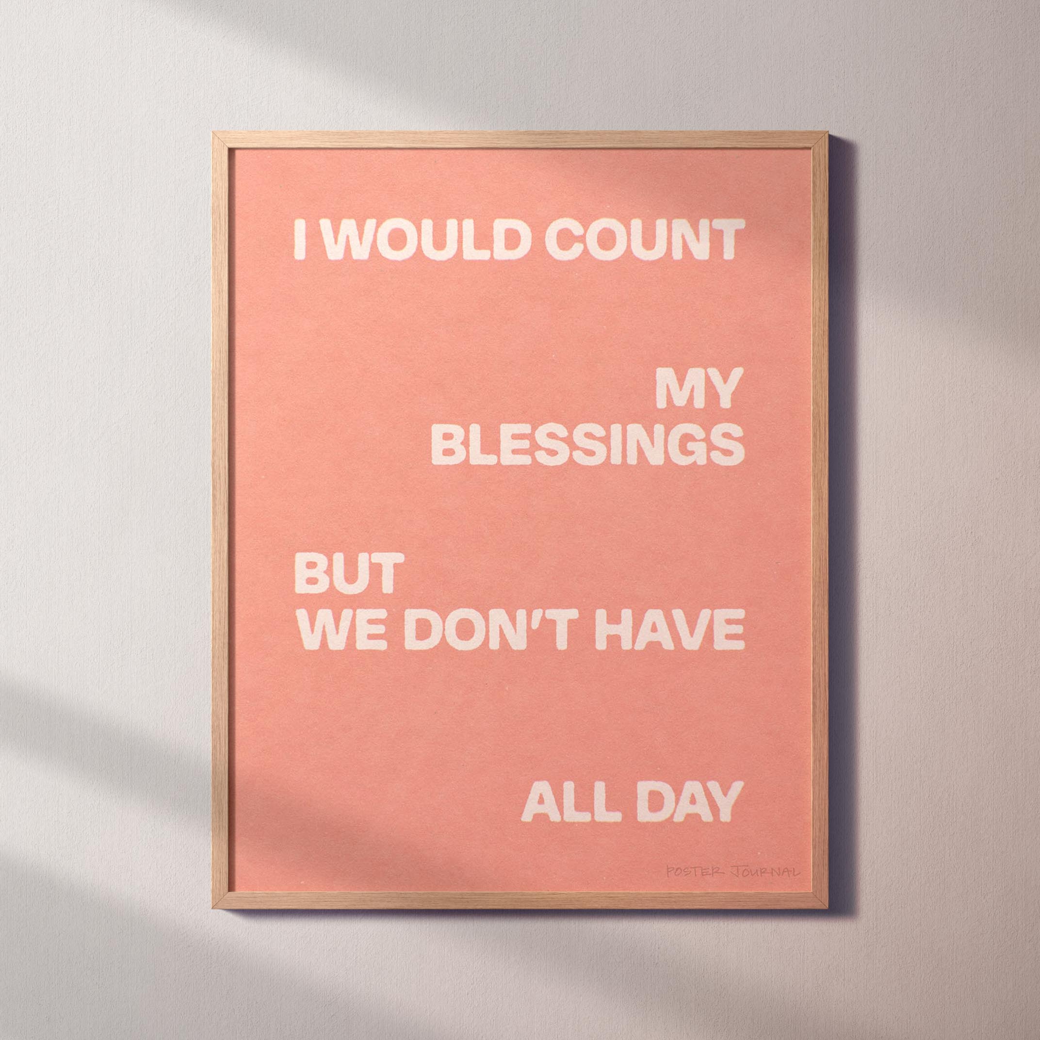 BLESSINGS PRINT