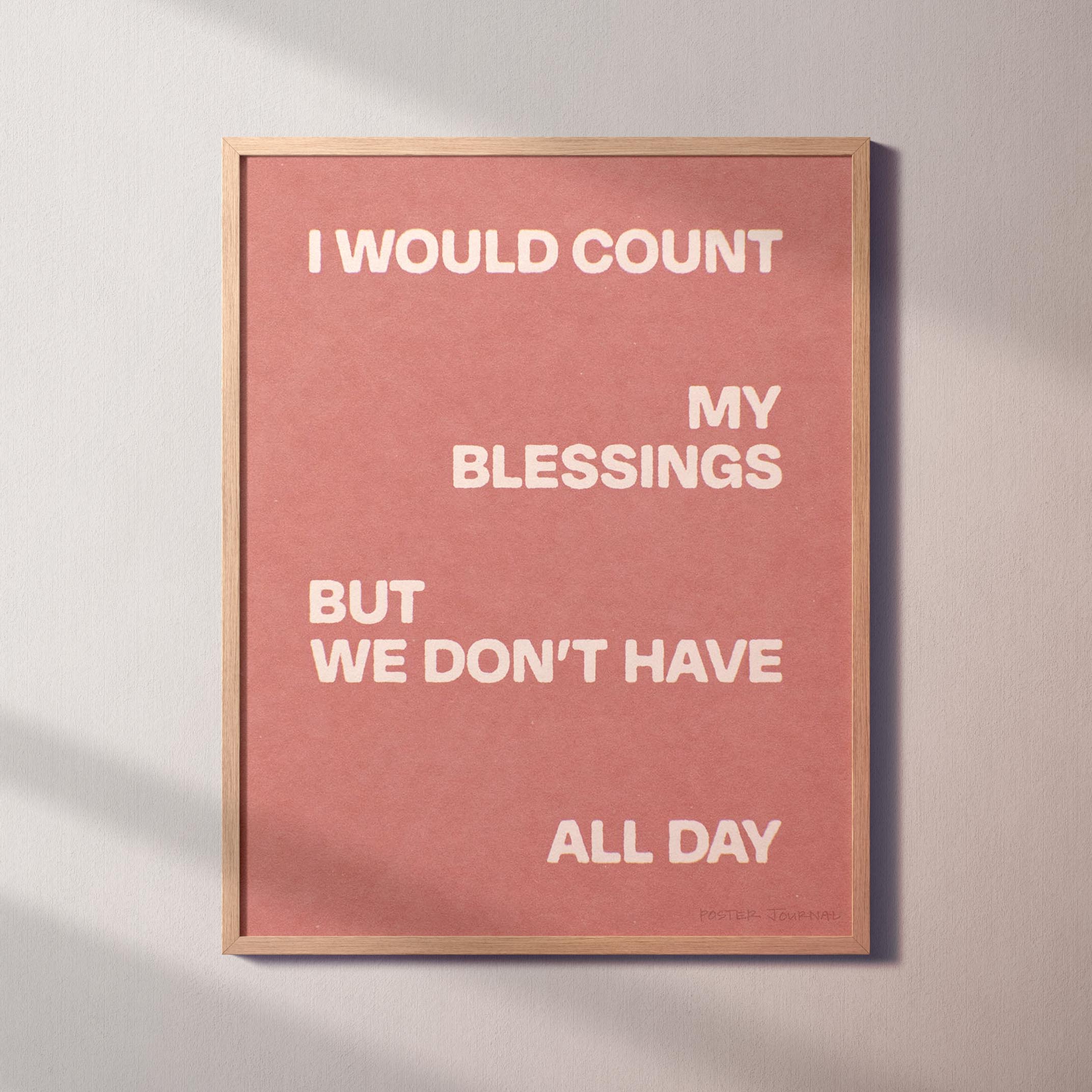 BLESSINGS PRINT