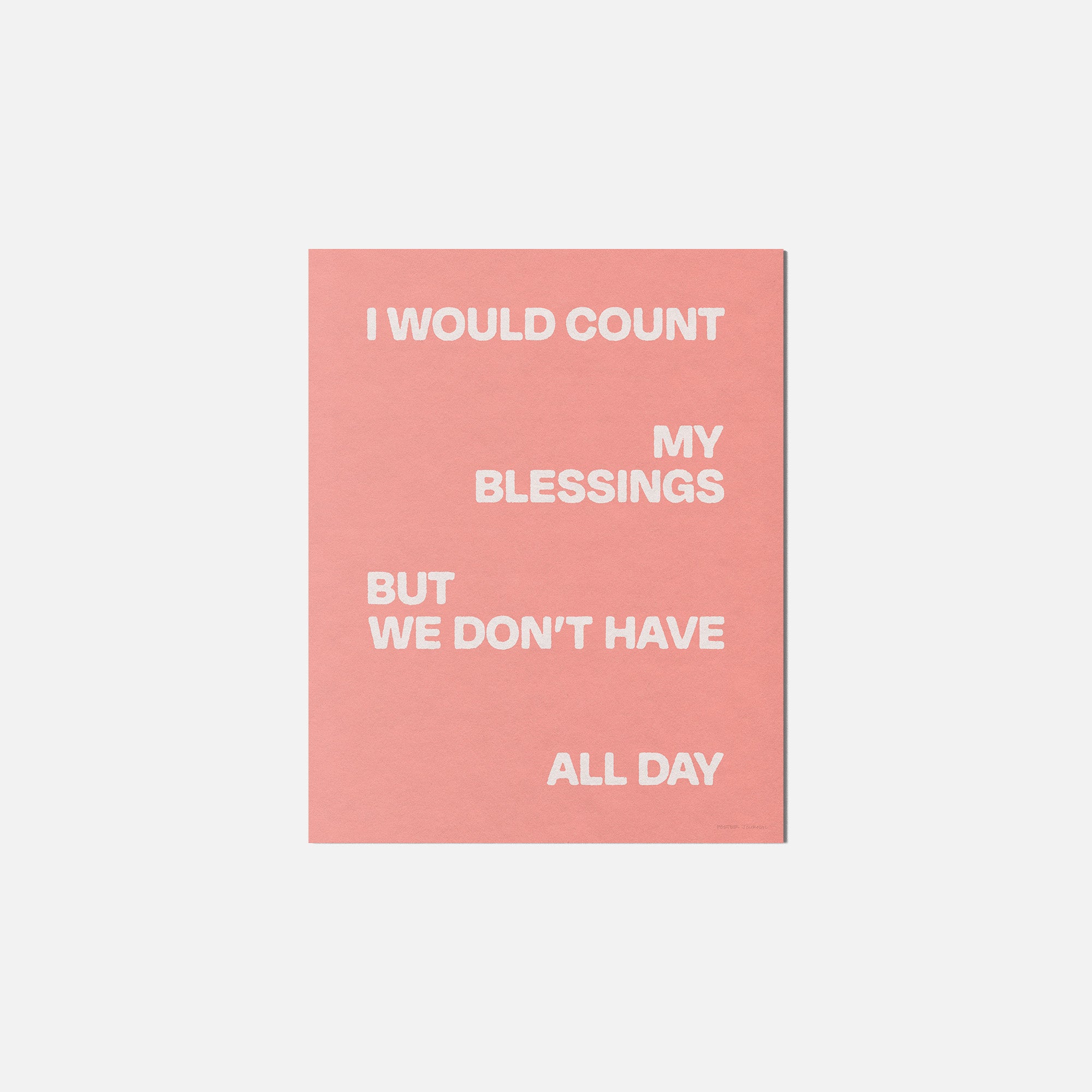BLESSINGS PRINT