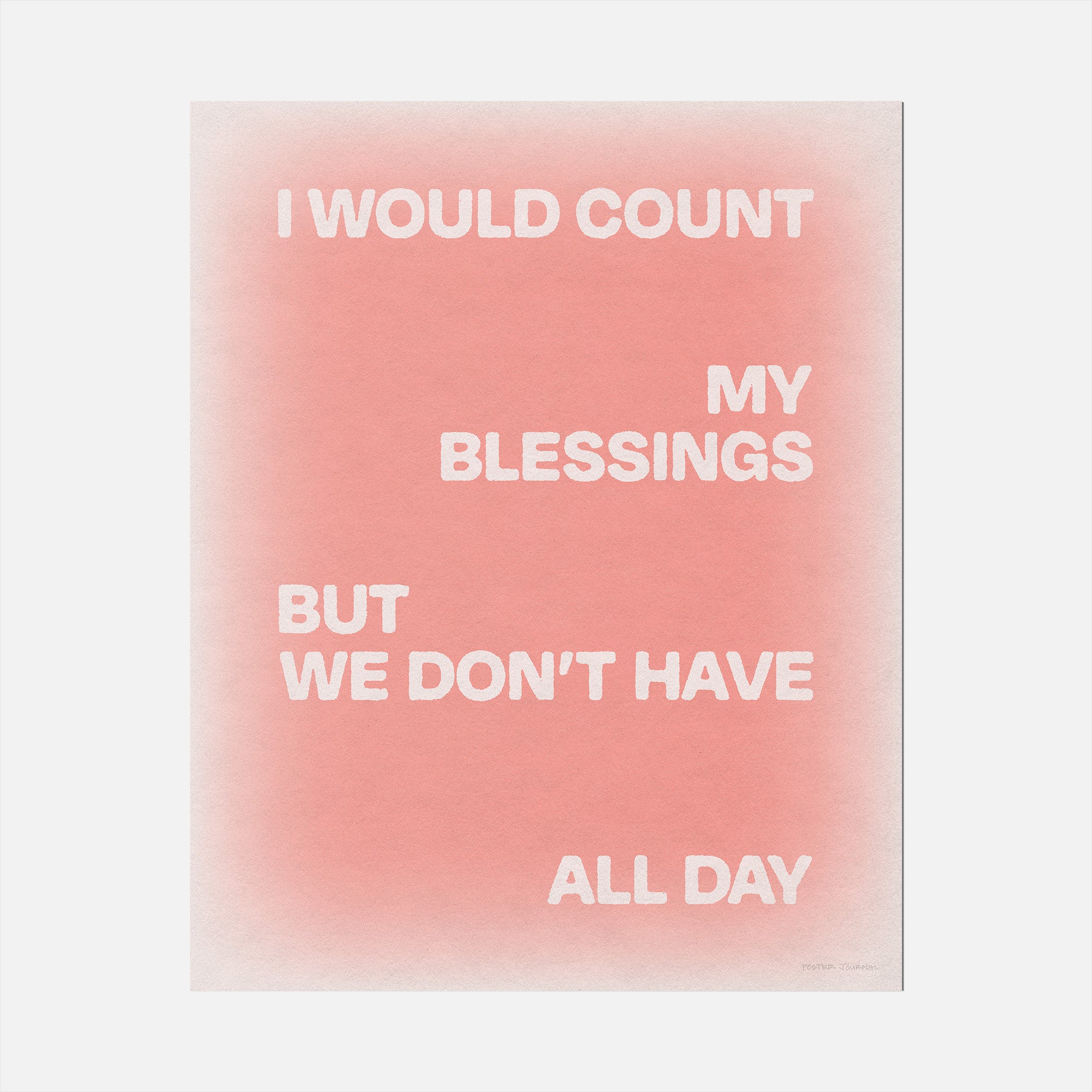 BLESSINGS PRINT