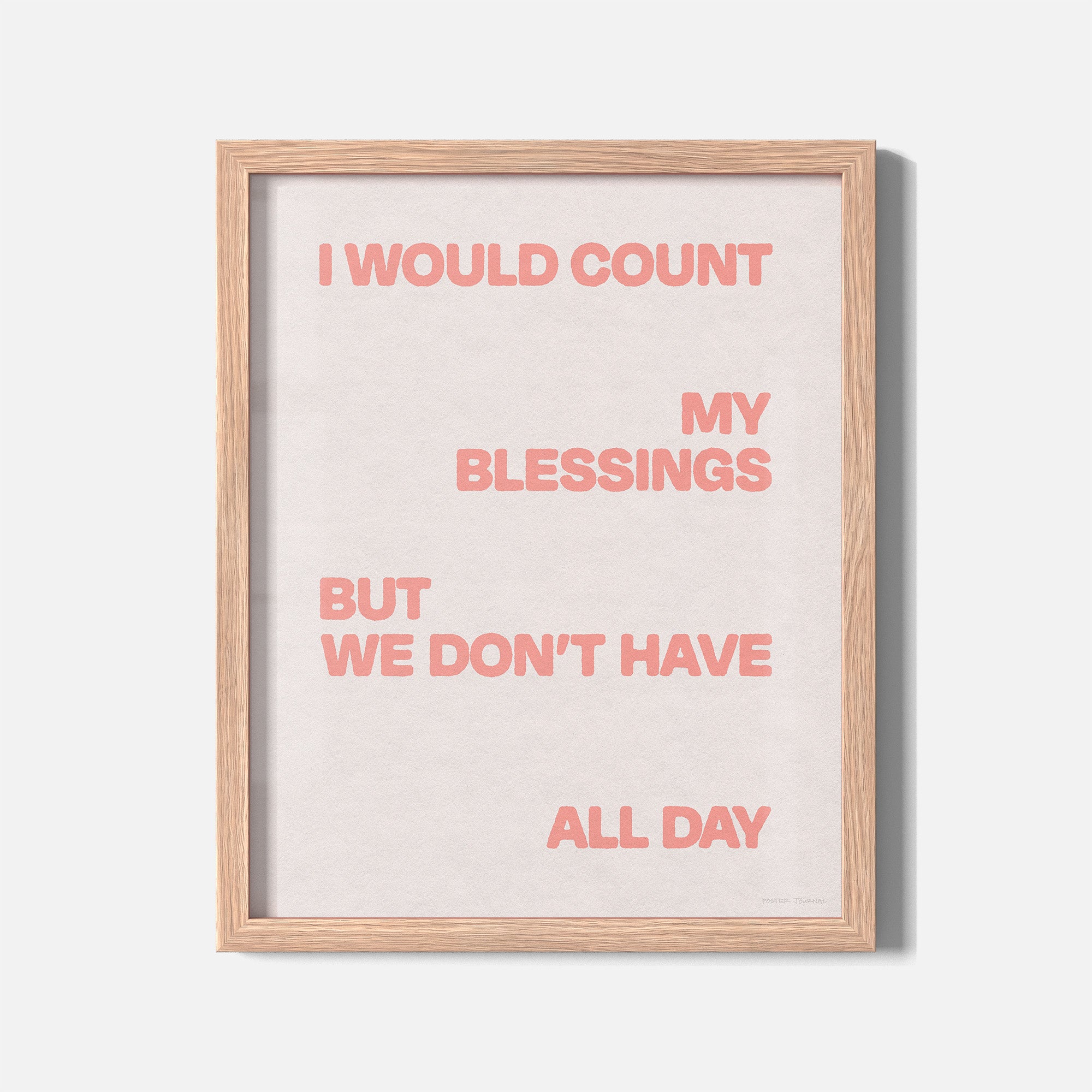 BLESSINGS PRINT