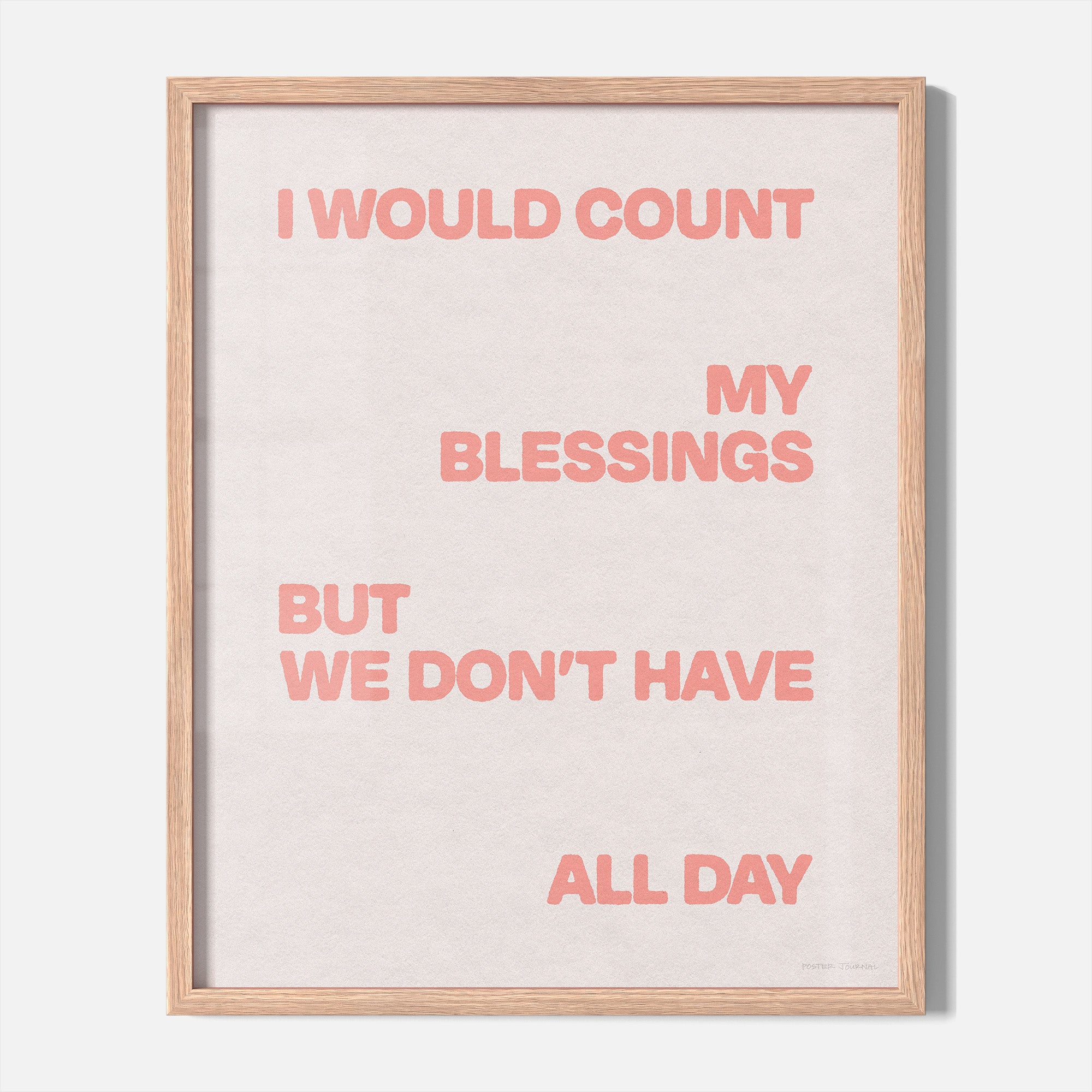 BLESSINGS PRINT