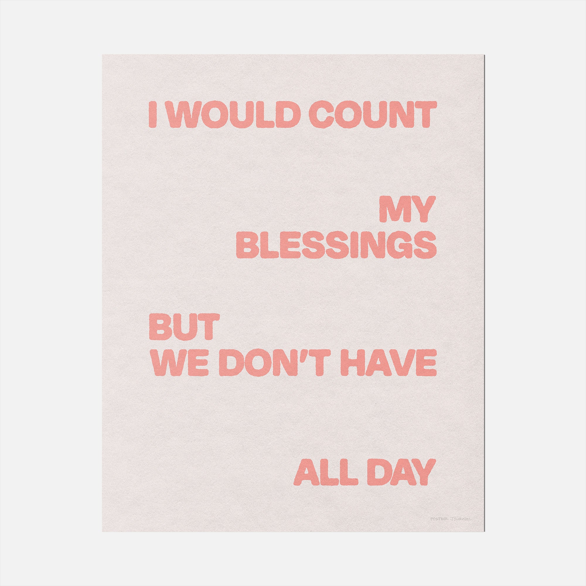 BLESSINGS PRINT