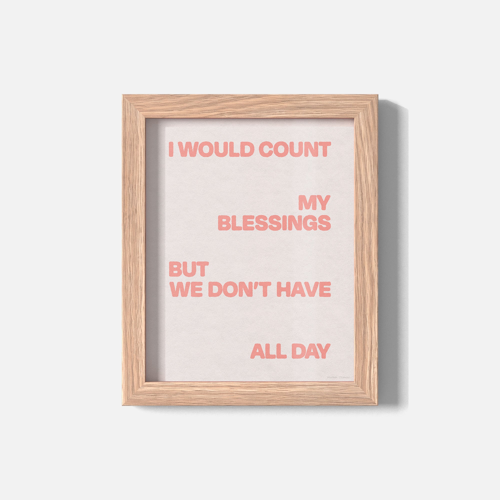 BLESSINGS PRINT