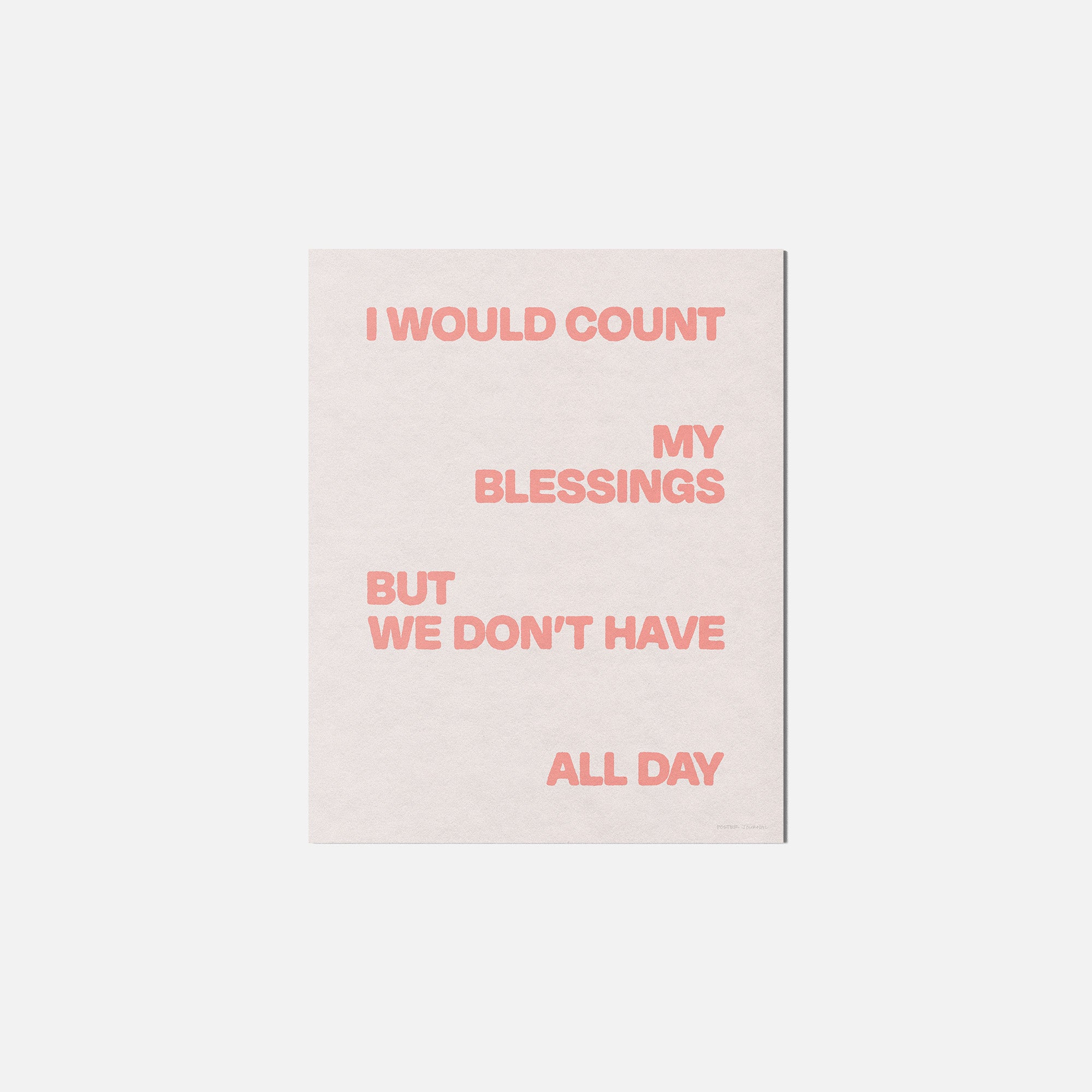 BLESSINGS PRINT