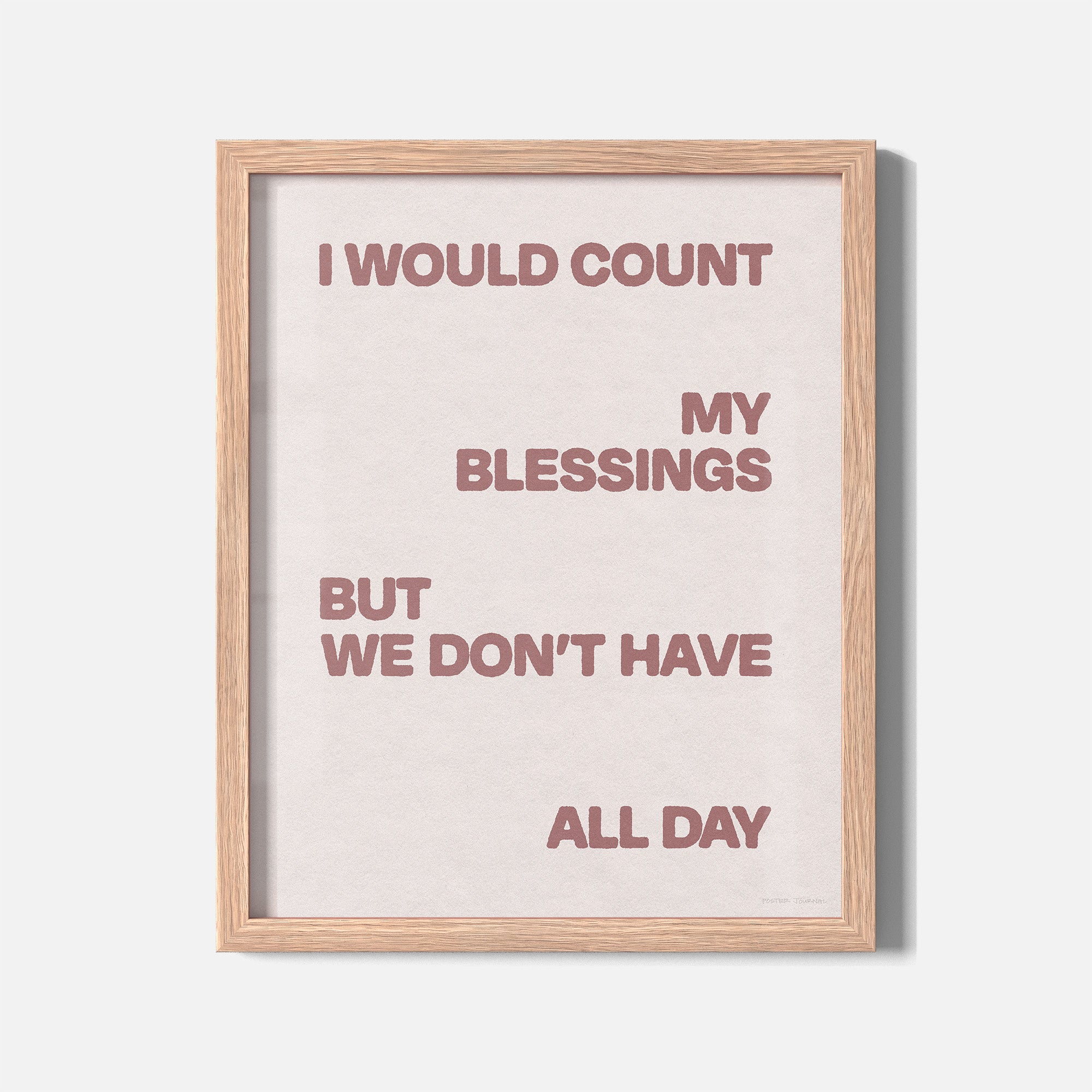 BLESSINGS PRINT