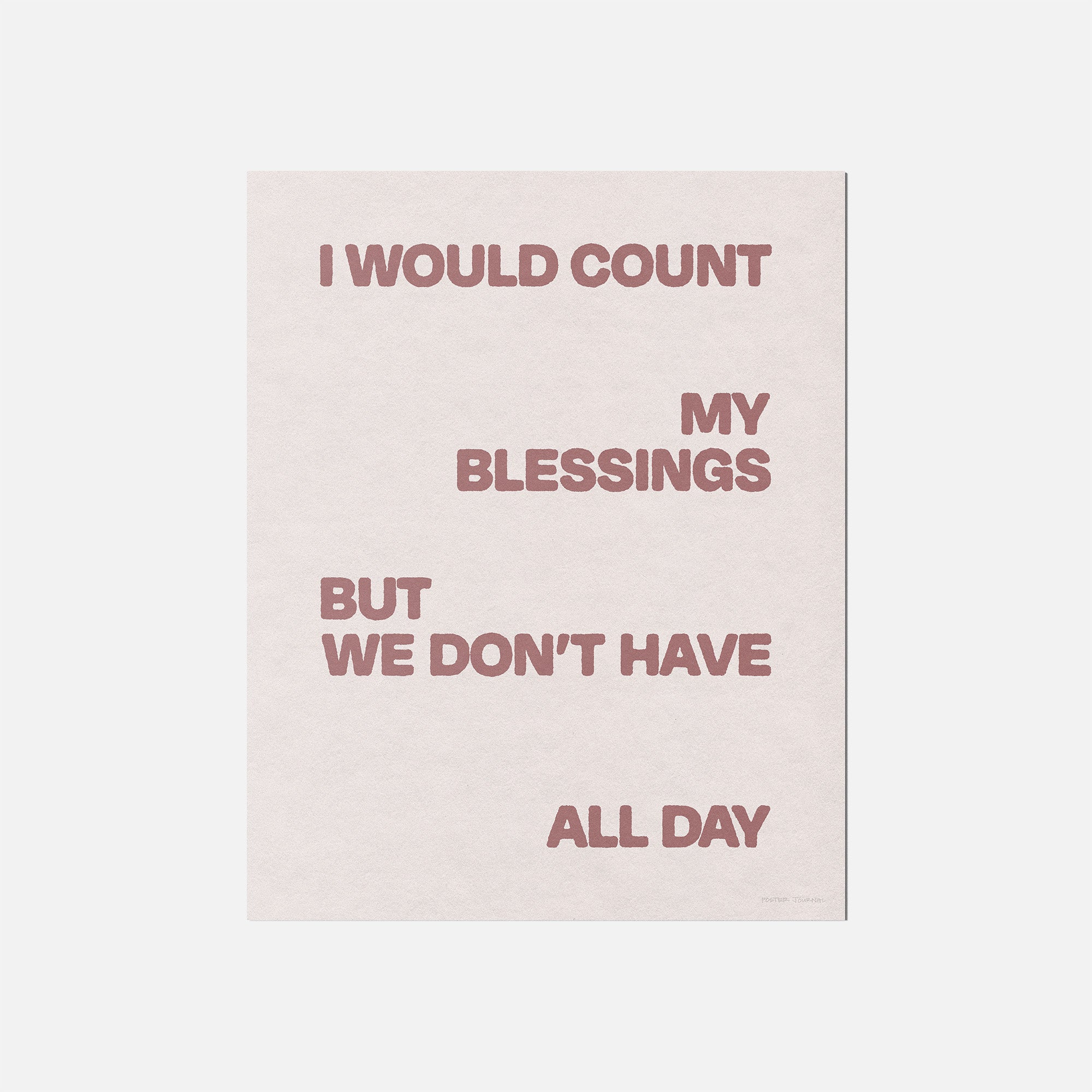 BLESSINGS PRINT
