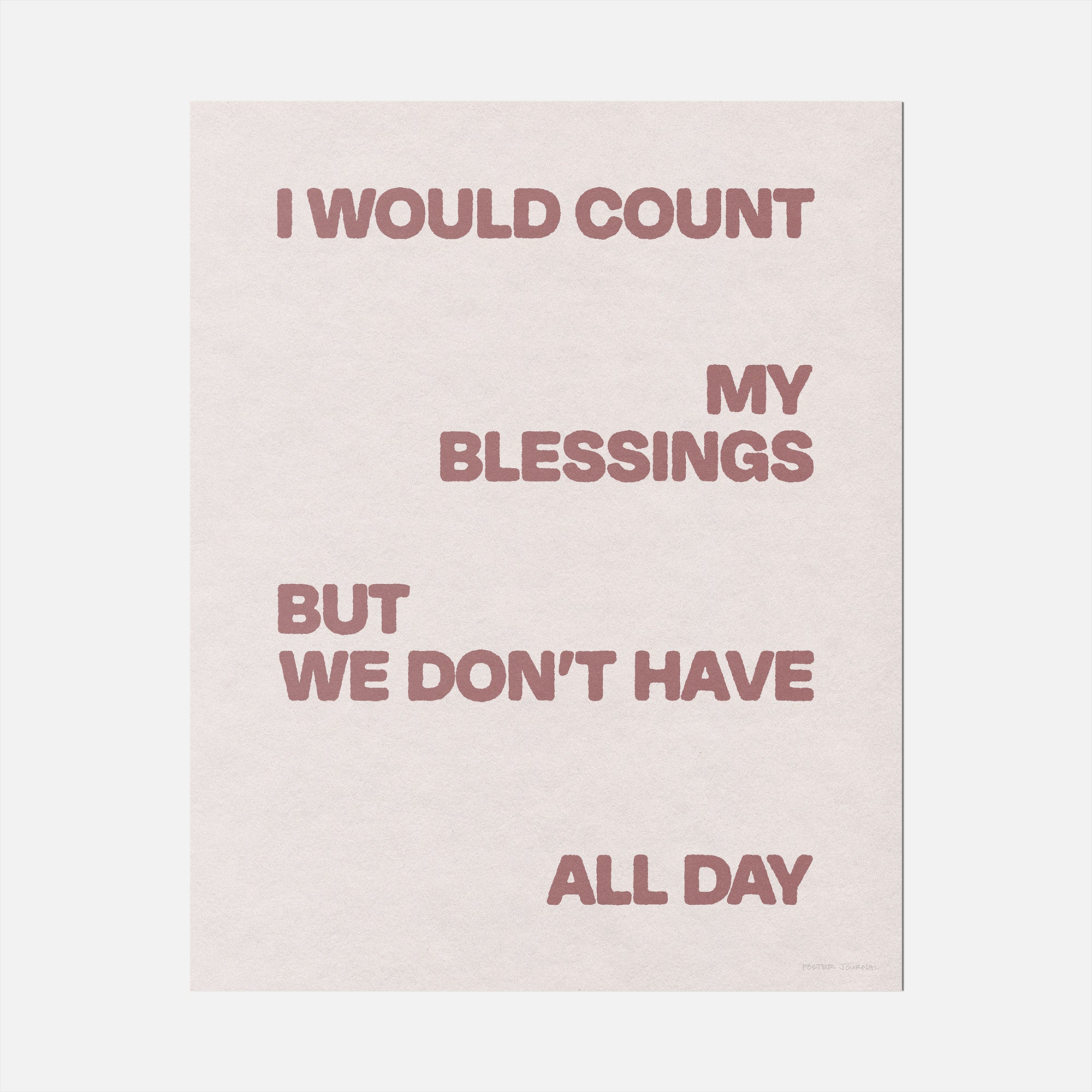 BLESSINGS PRINT