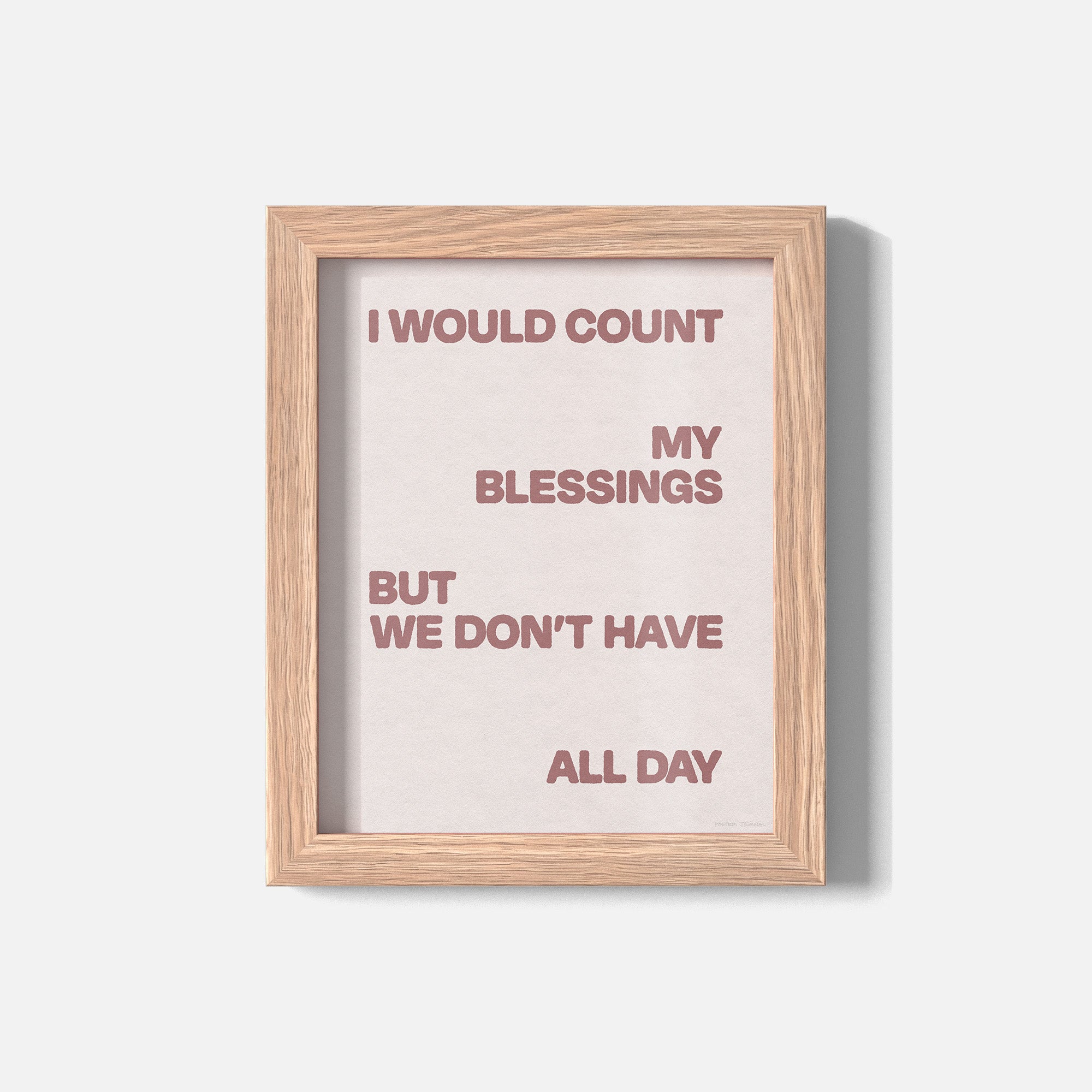 BLESSINGS PRINT