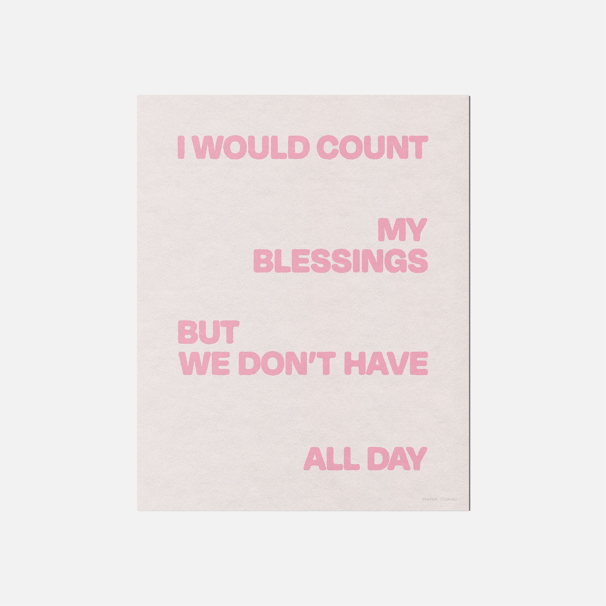 BLESSINGS PRINT