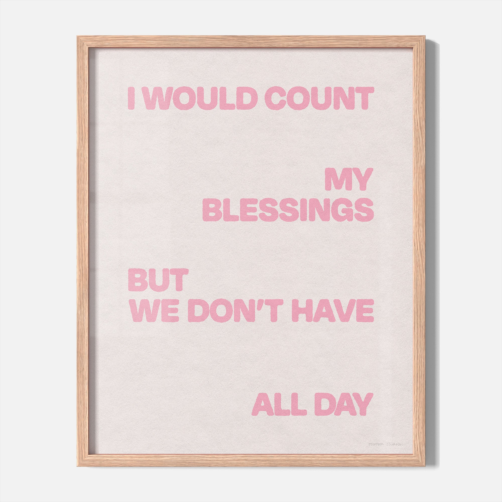 BLESSINGS PRINT