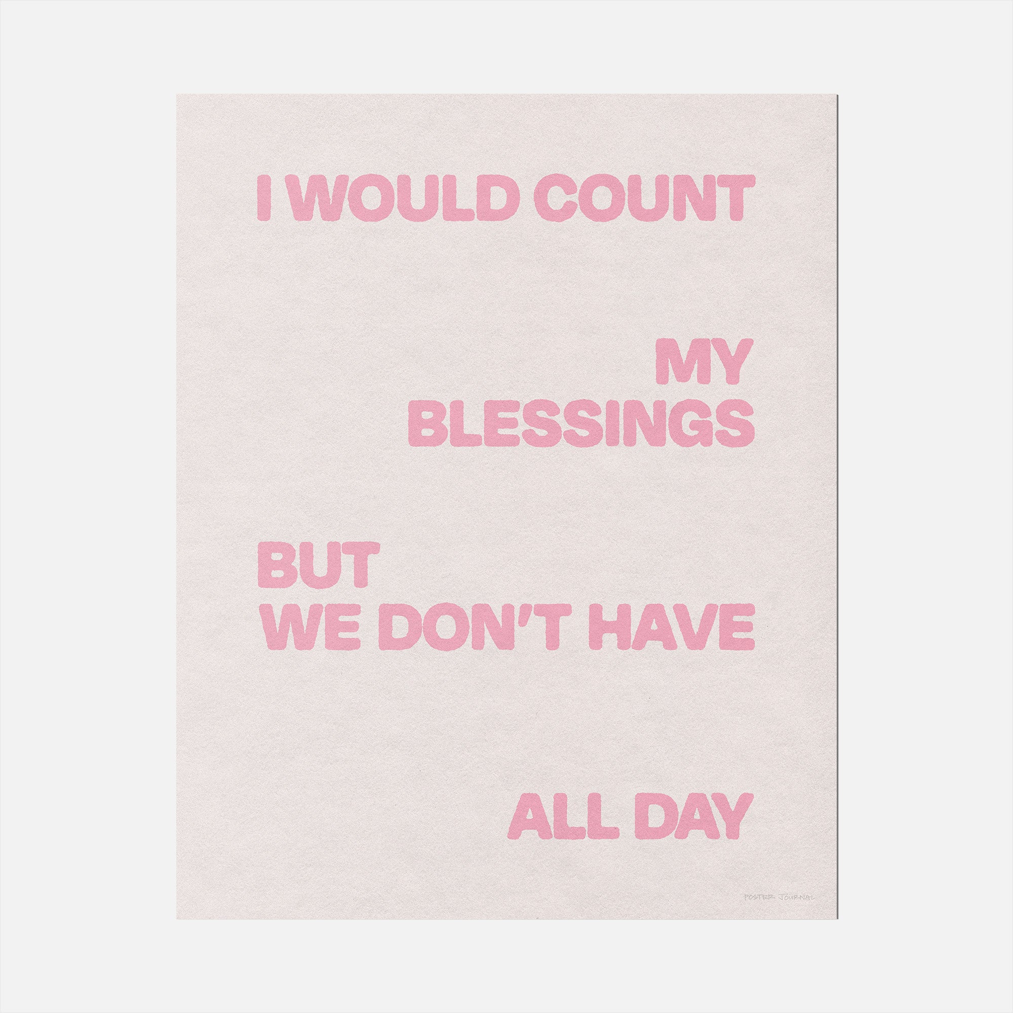 BLESSINGS PRINT