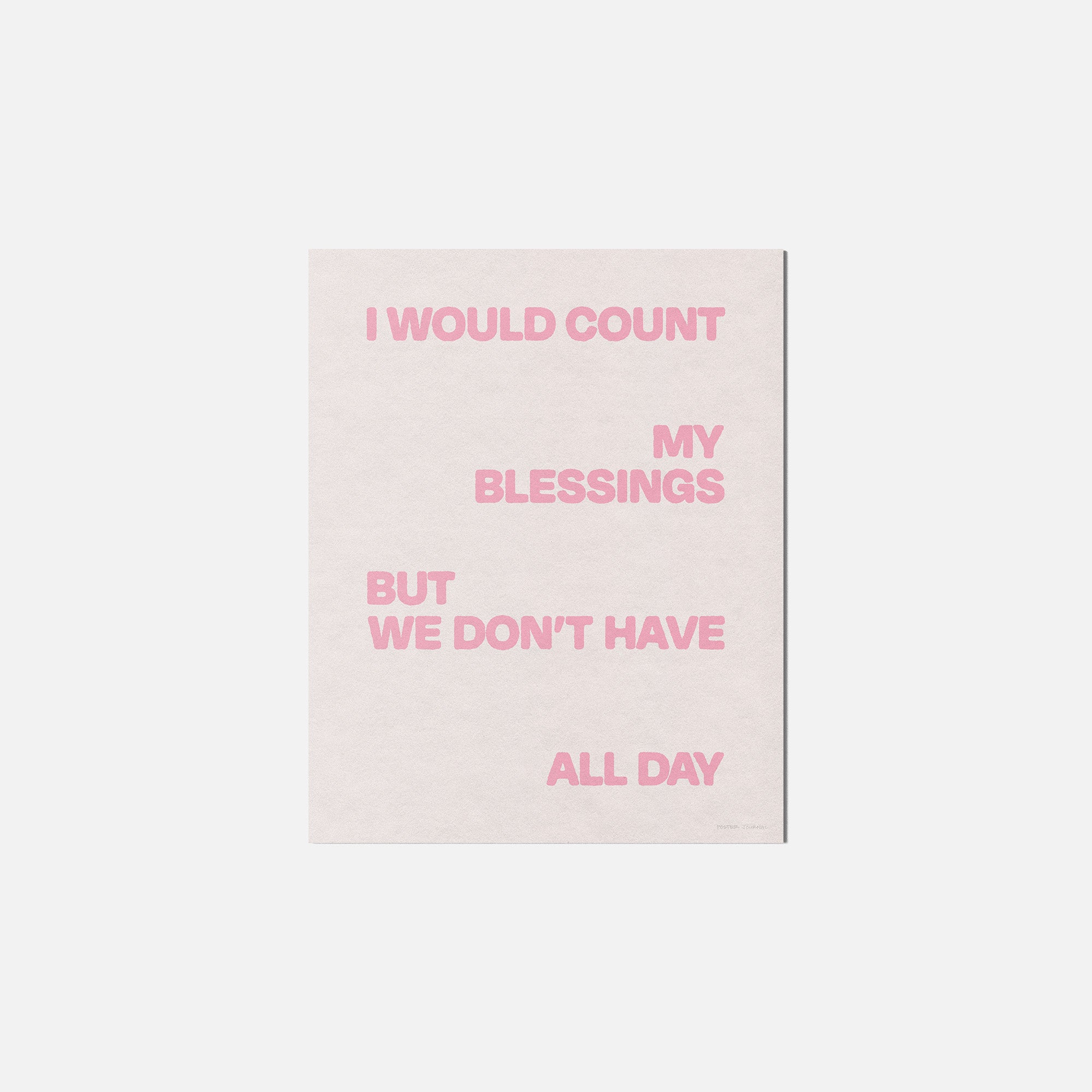 BLESSINGS PRINT