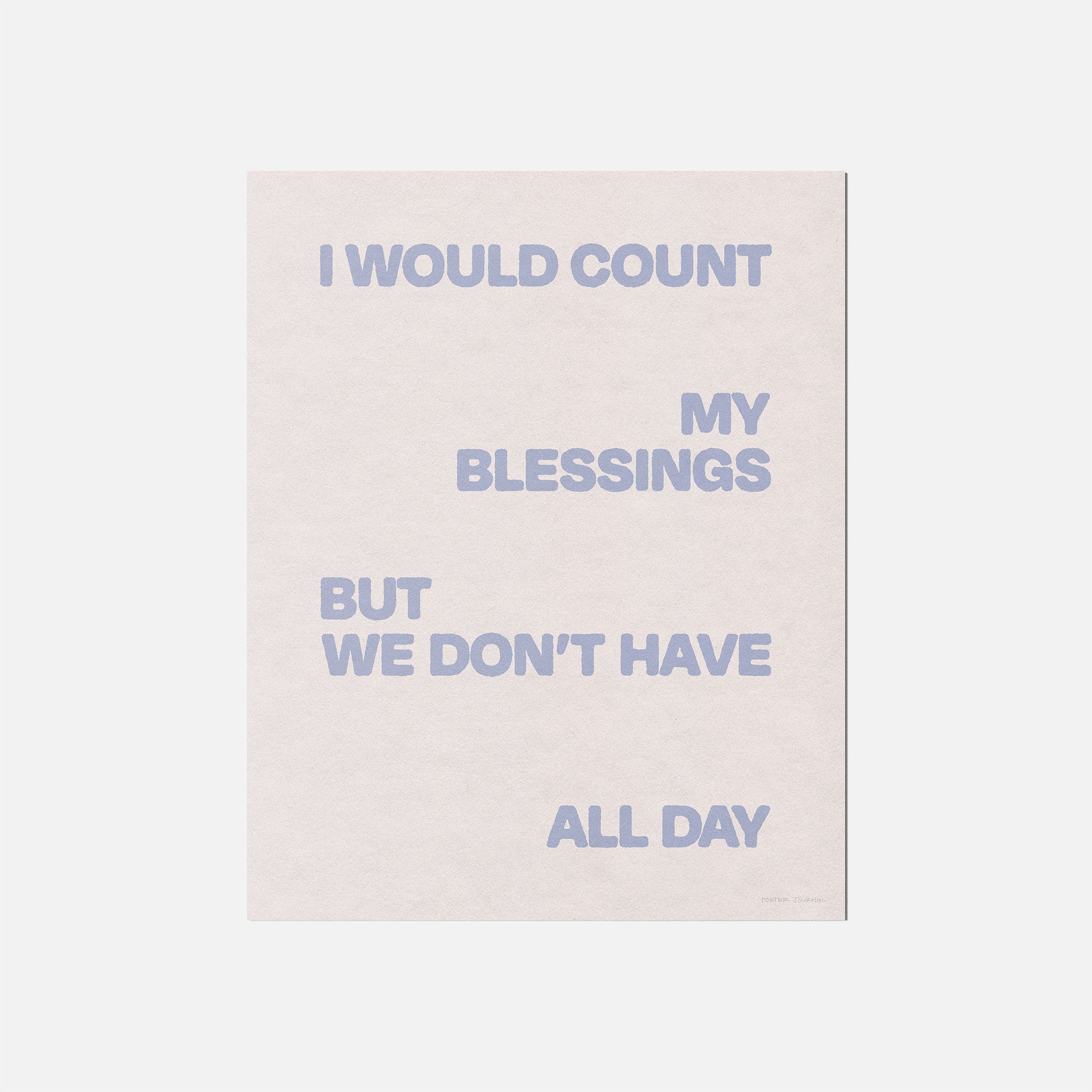 BLESSINGS PRINT