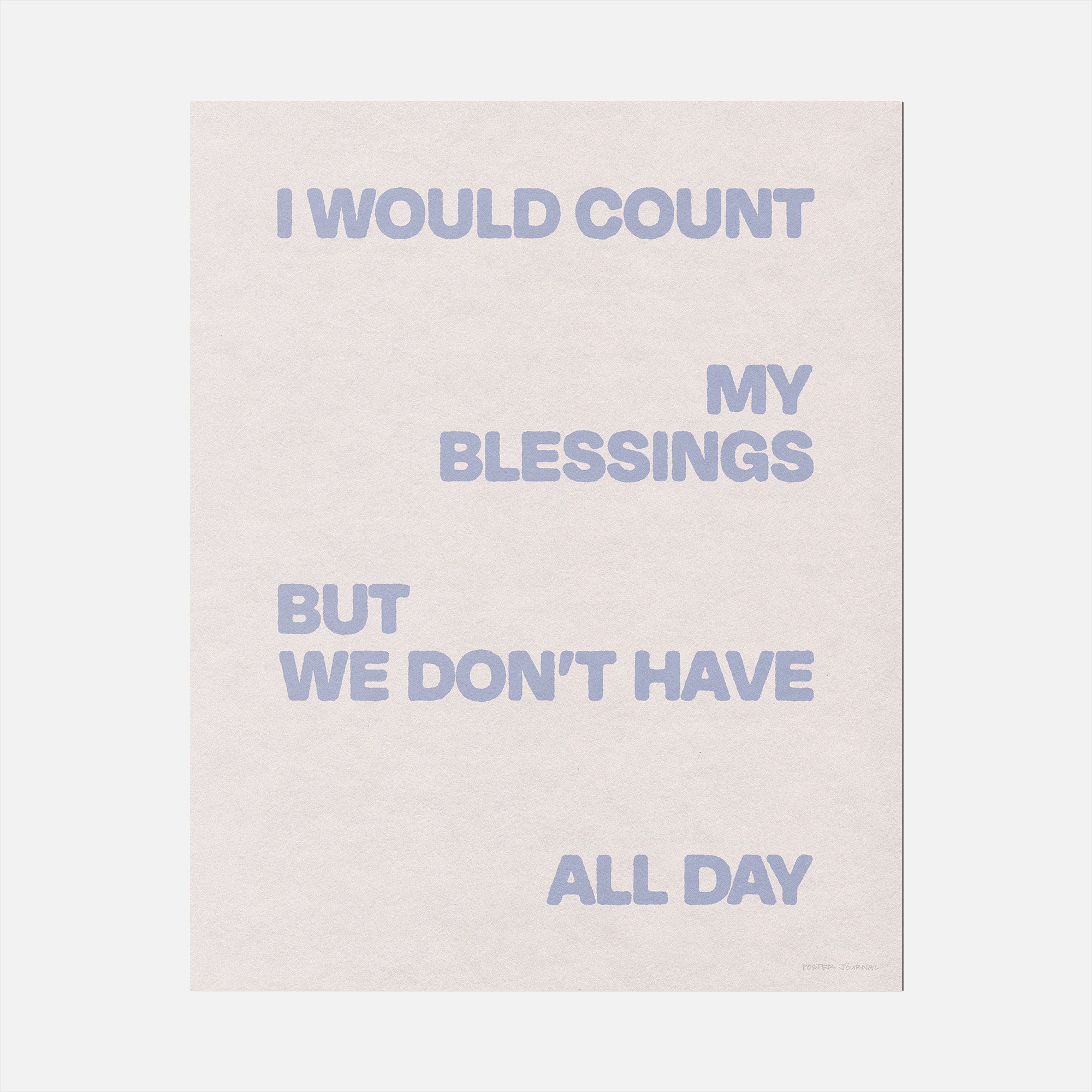 BLESSINGS PRINT