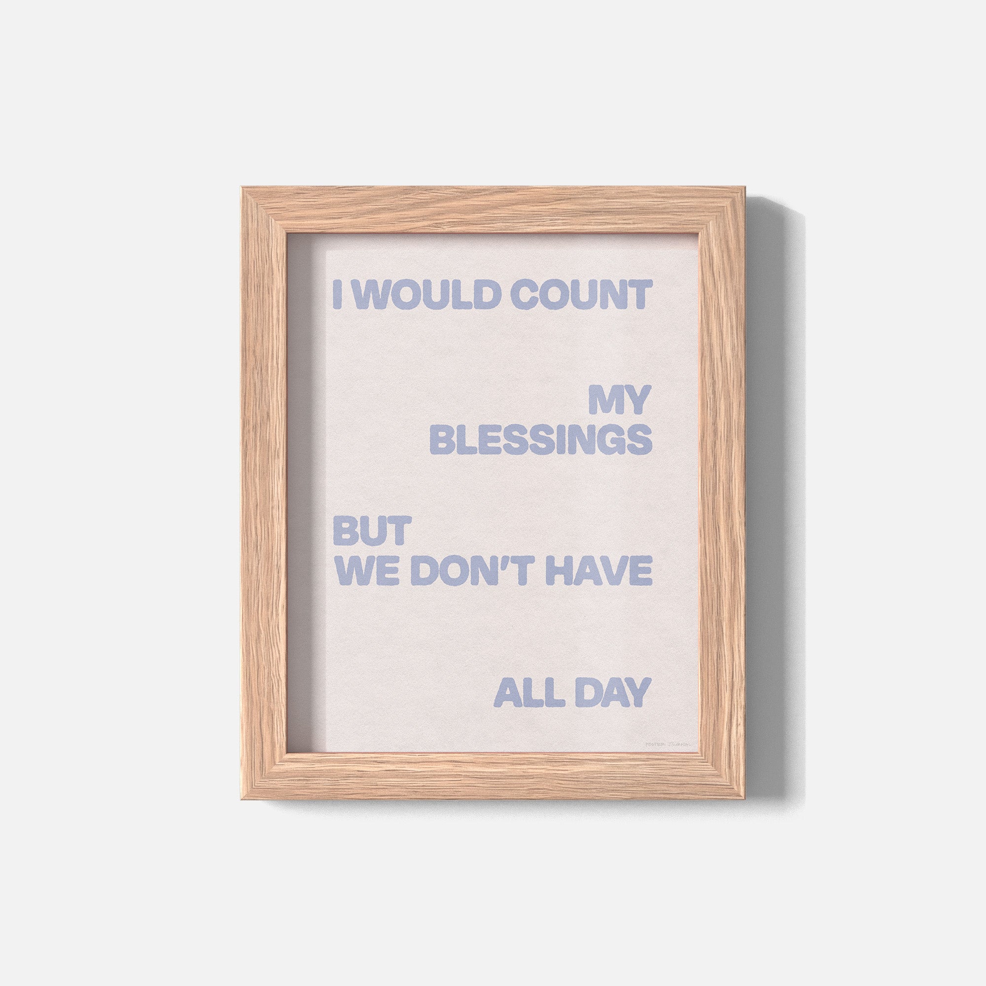 BLESSINGS PRINT