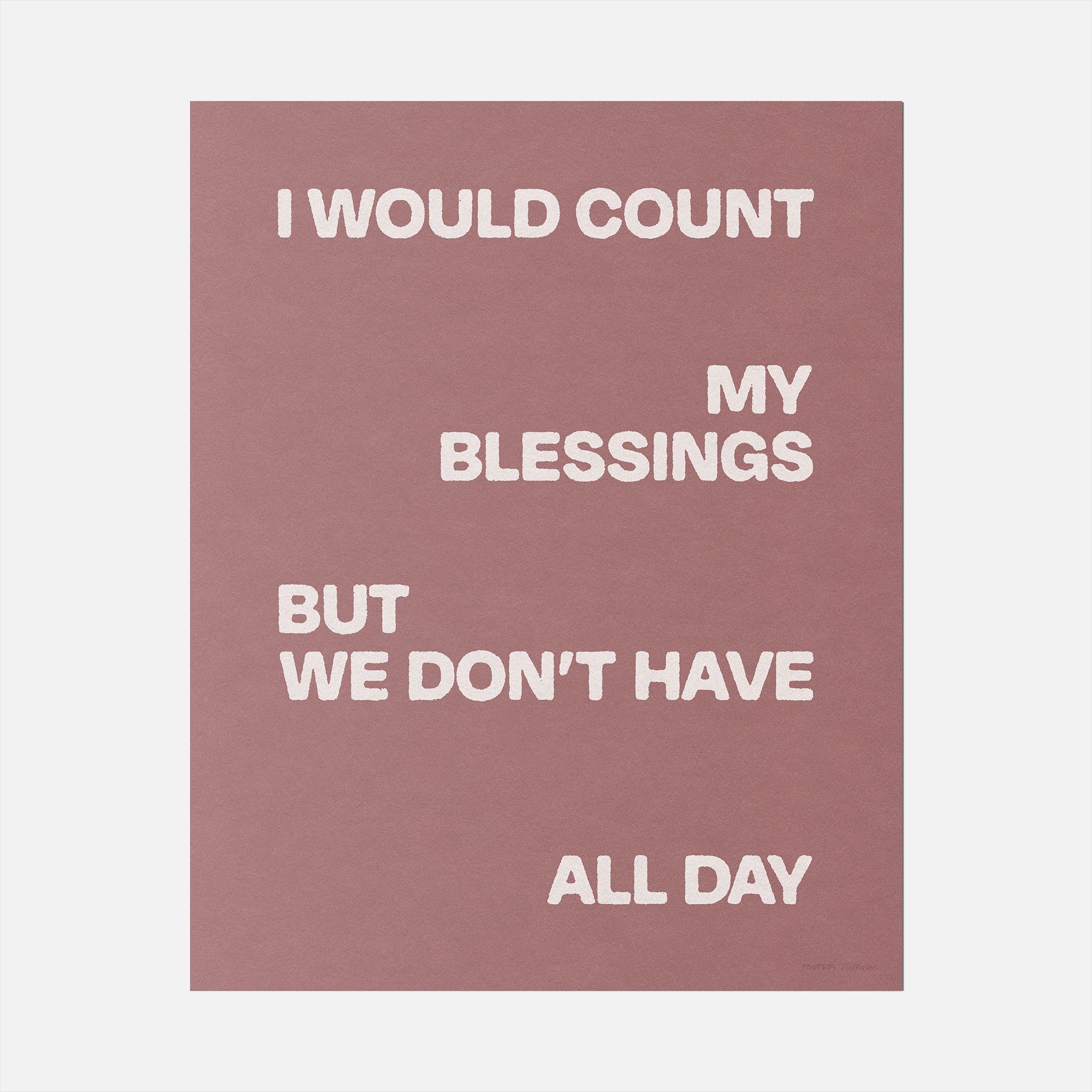 BLESSINGS PRINT