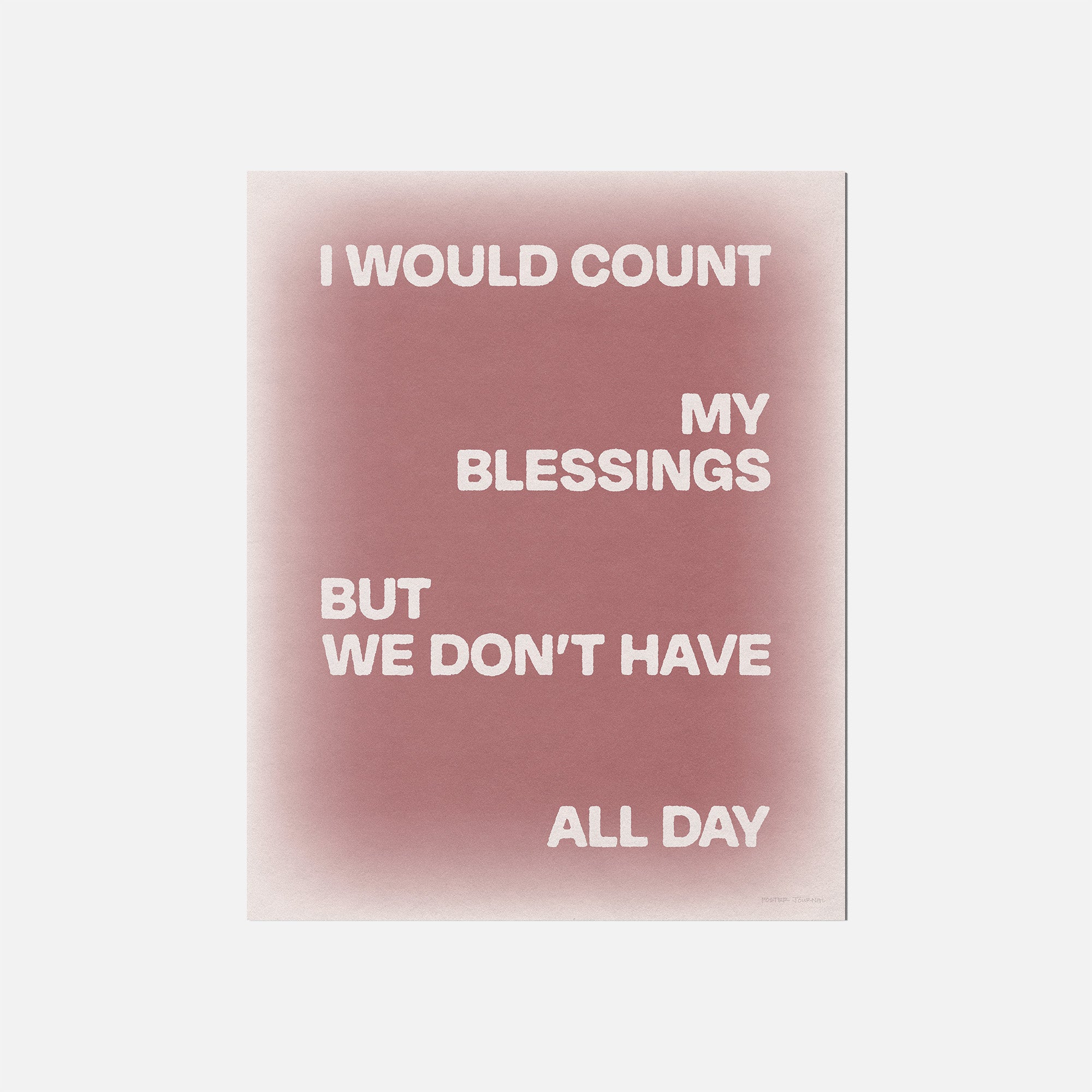 BLESSINGS PRINT