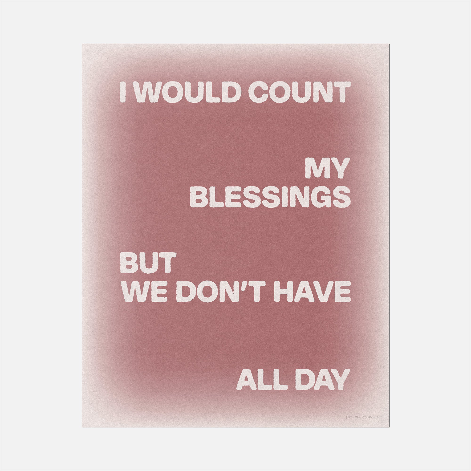 BLESSINGS PRINT