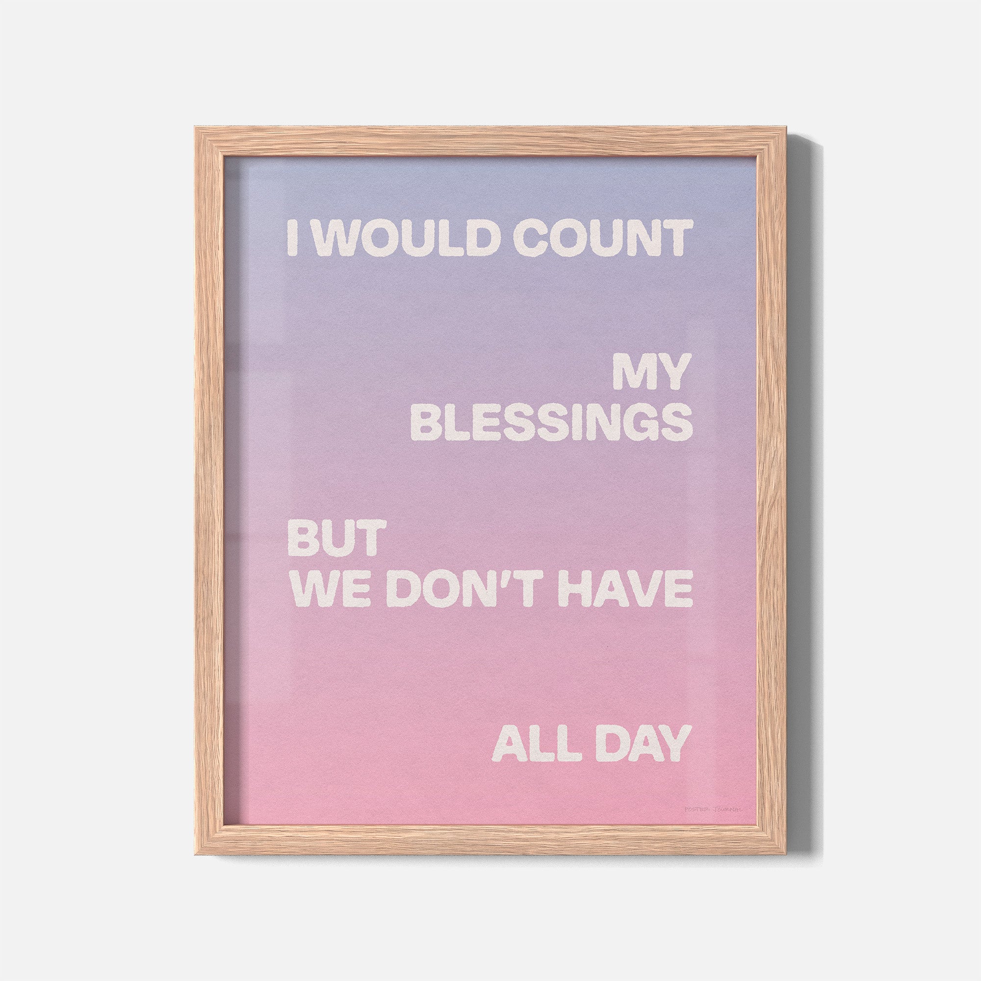 BLESSINGS PRINT