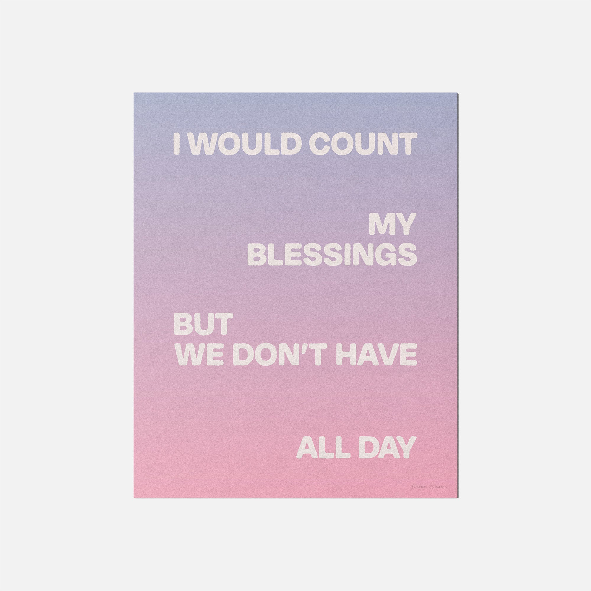 BLESSINGS PRINT
