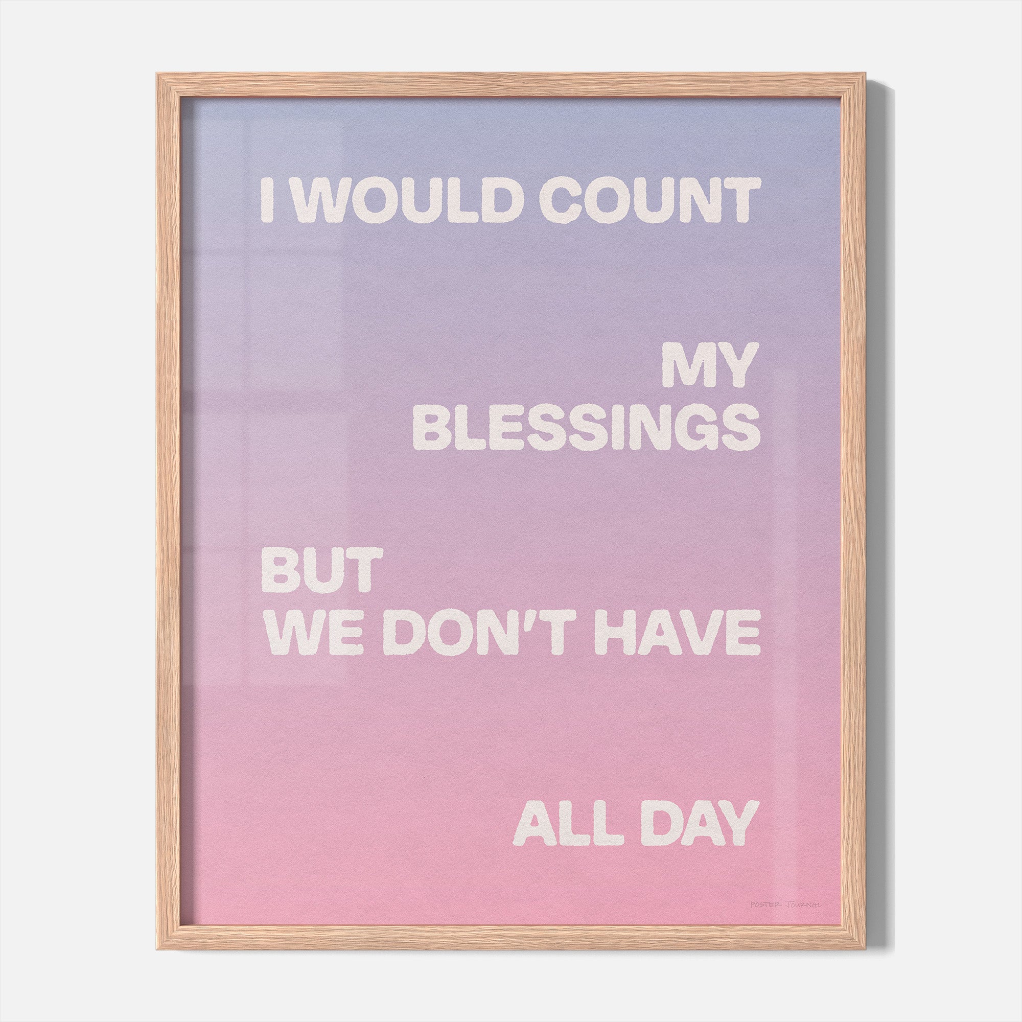 BLESSINGS PRINT