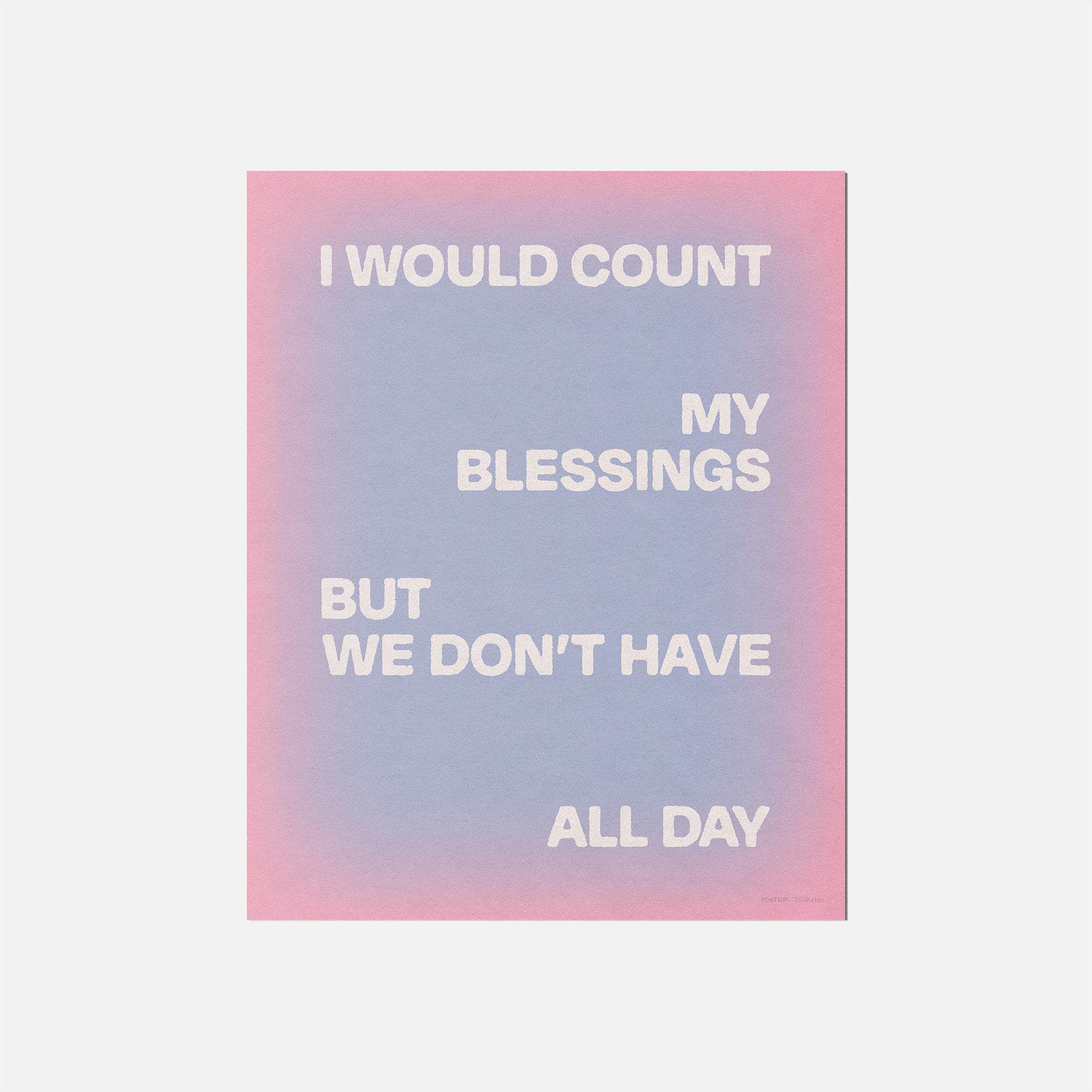 BLESSINGS PRINT