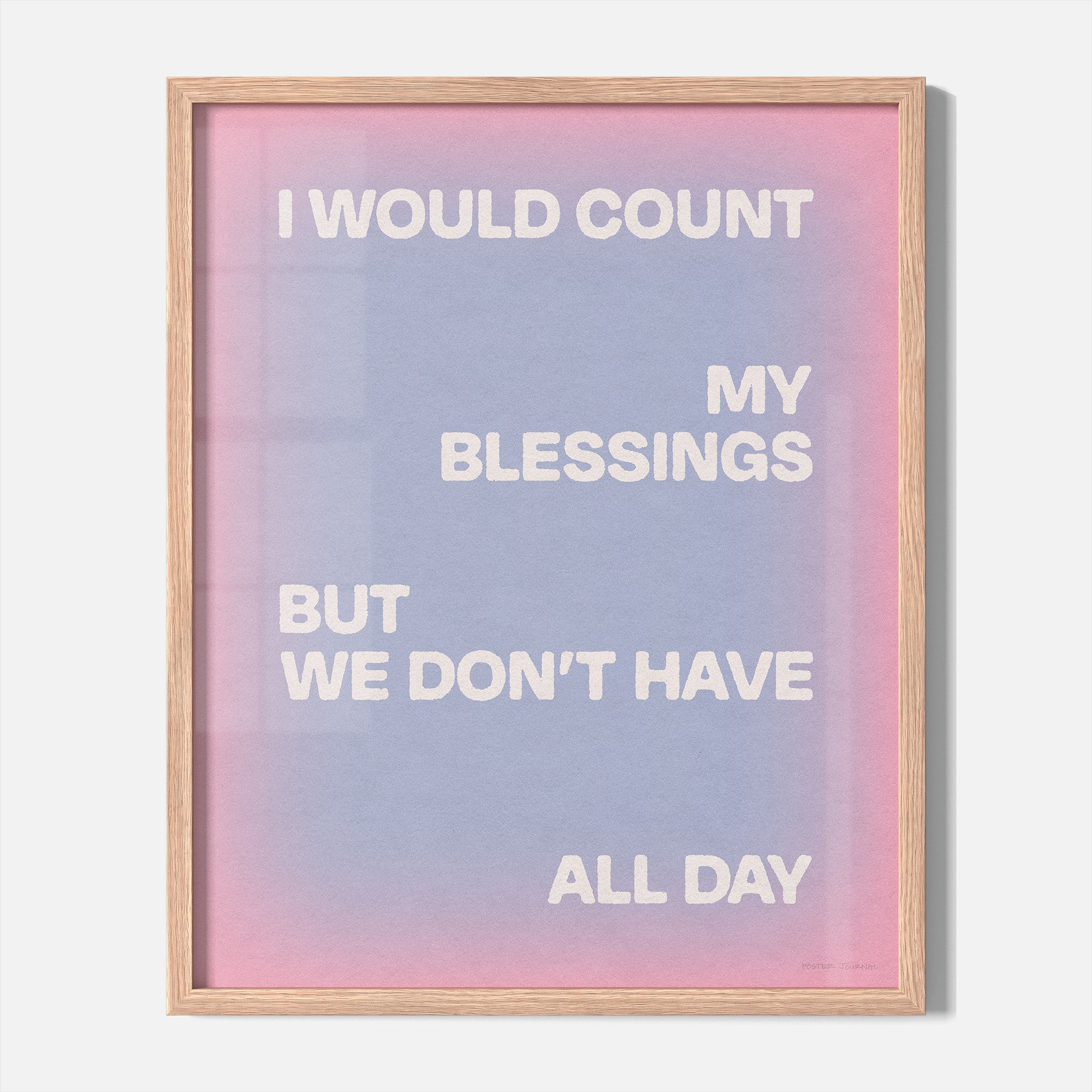 BLESSINGS PRINT