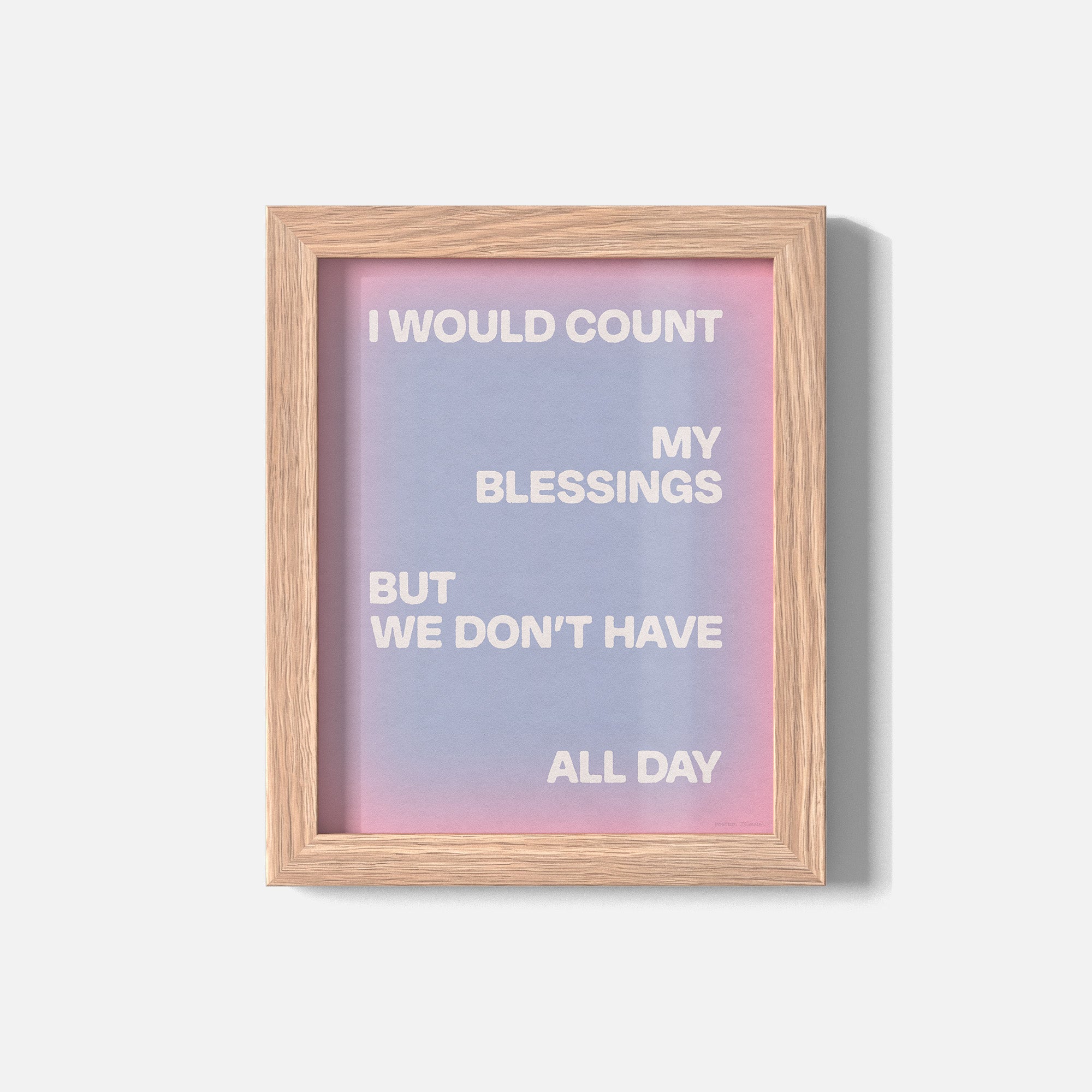BLESSINGS PRINT
