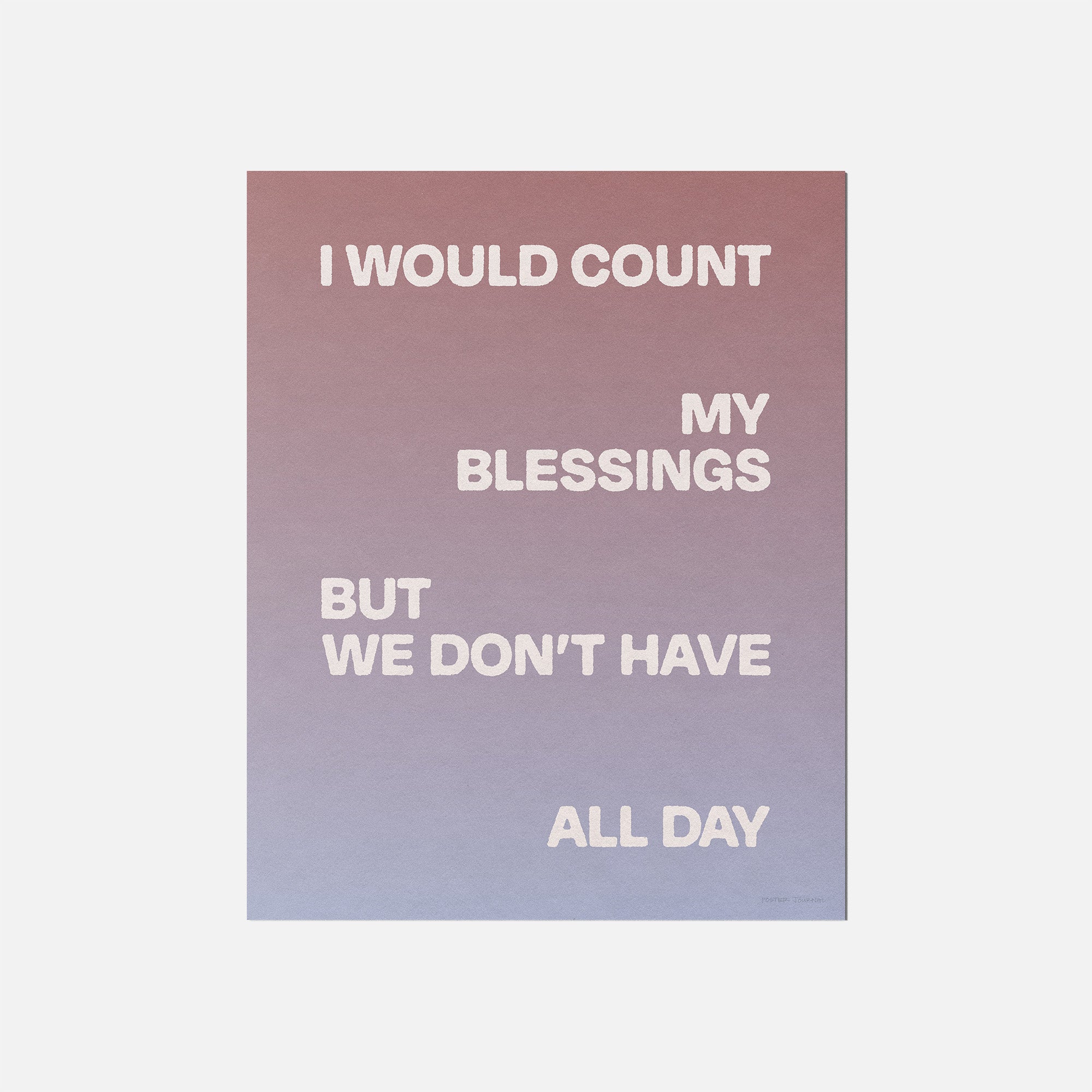 BLESSINGS PRINT