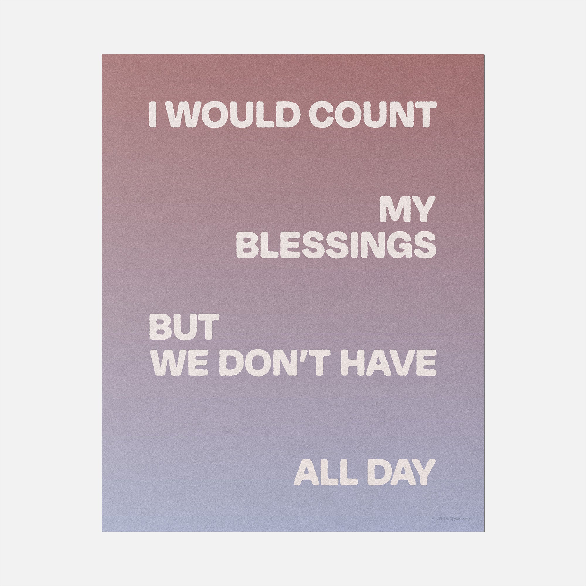 BLESSINGS PRINT