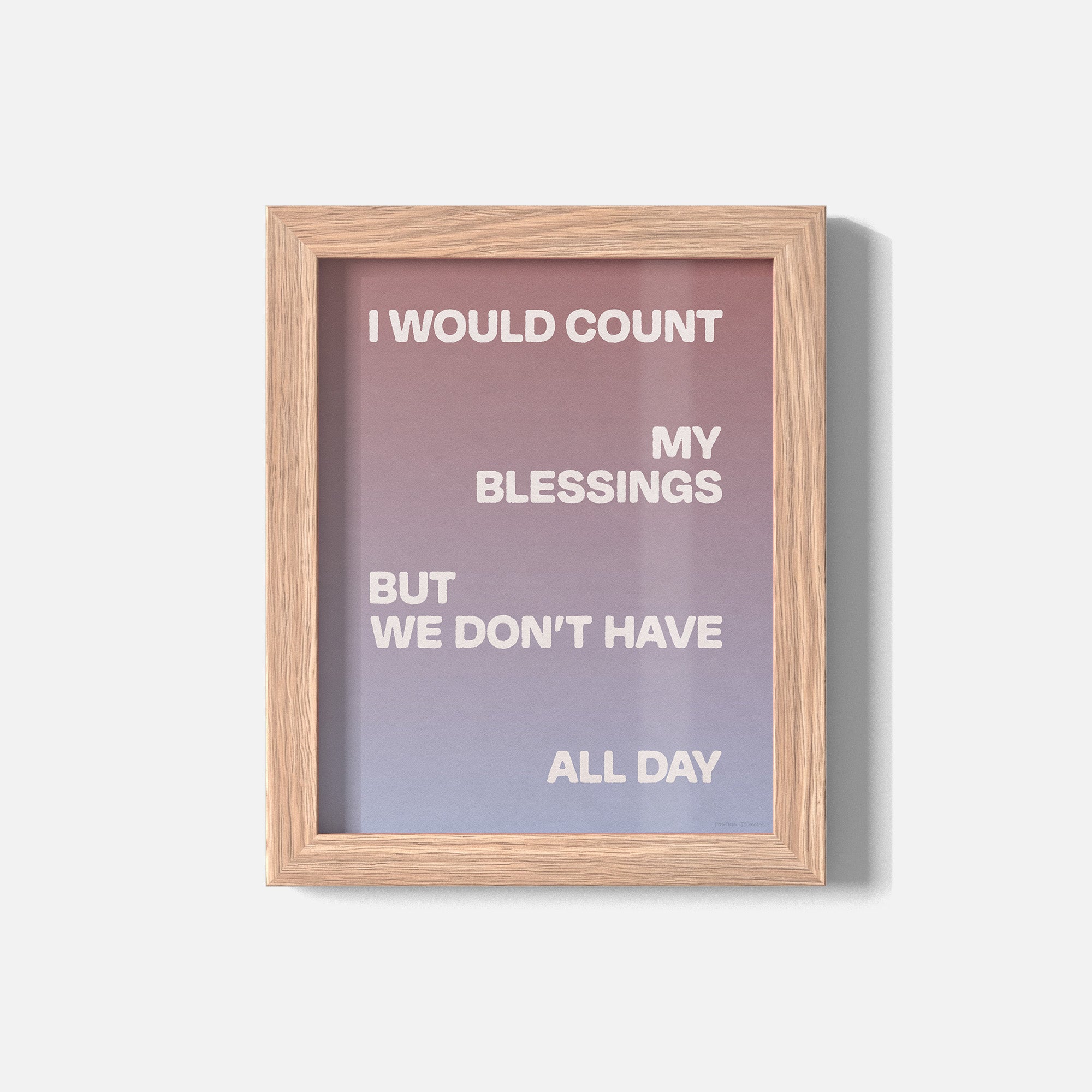 BLESSINGS PRINT