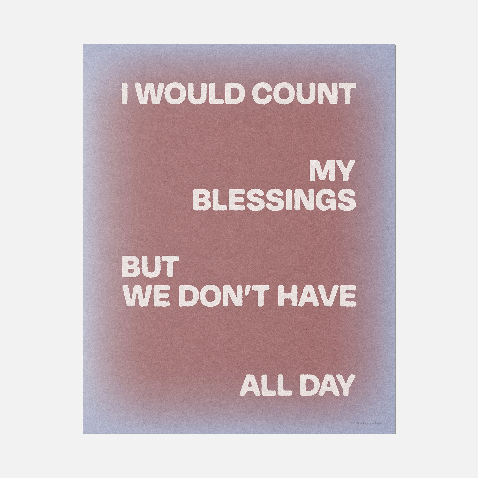 BLESSINGS PRINT