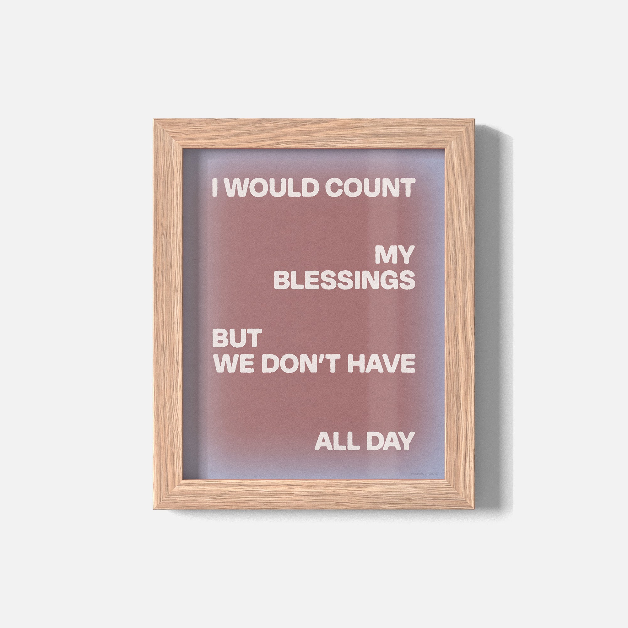 BLESSINGS PRINT