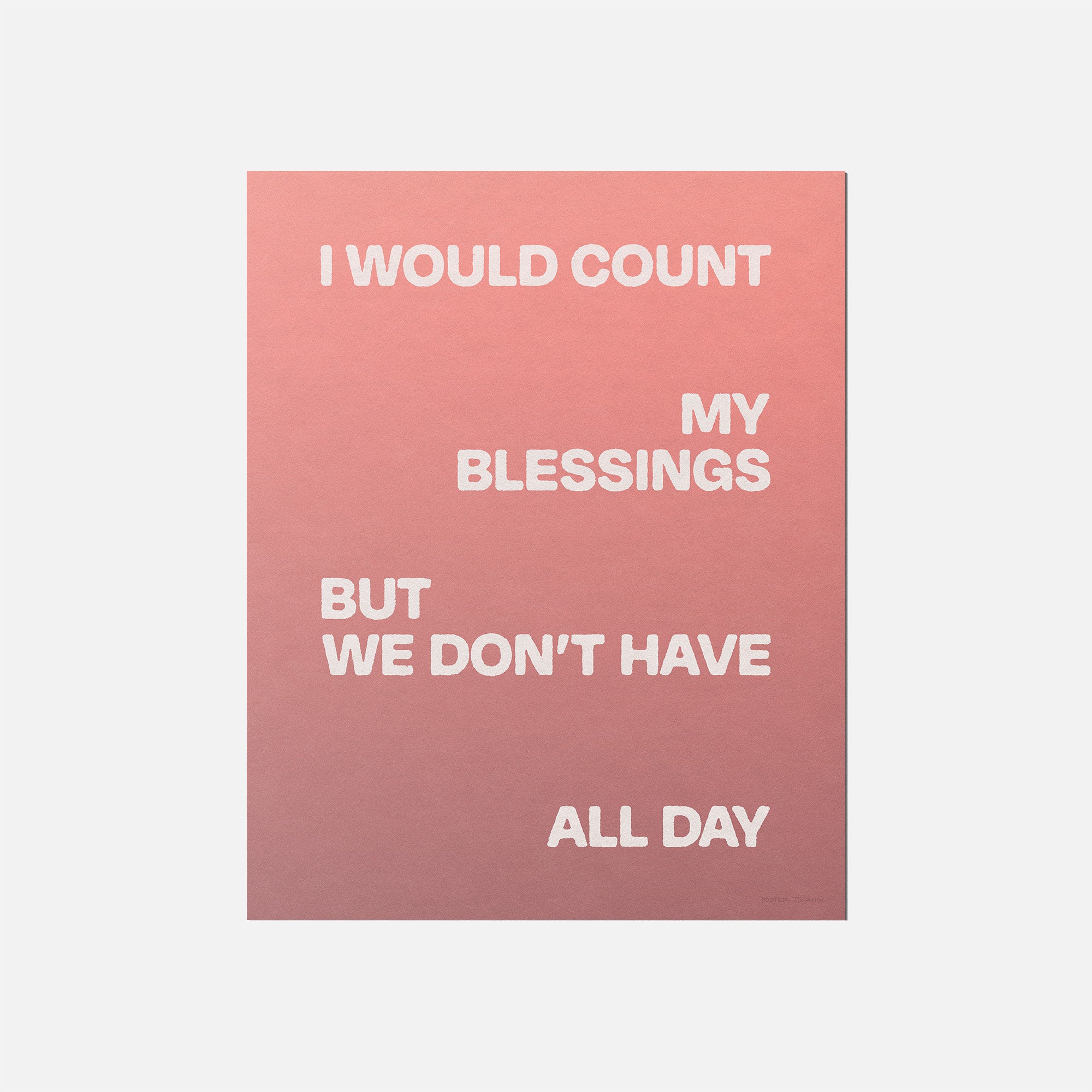 BLESSINGS PRINT