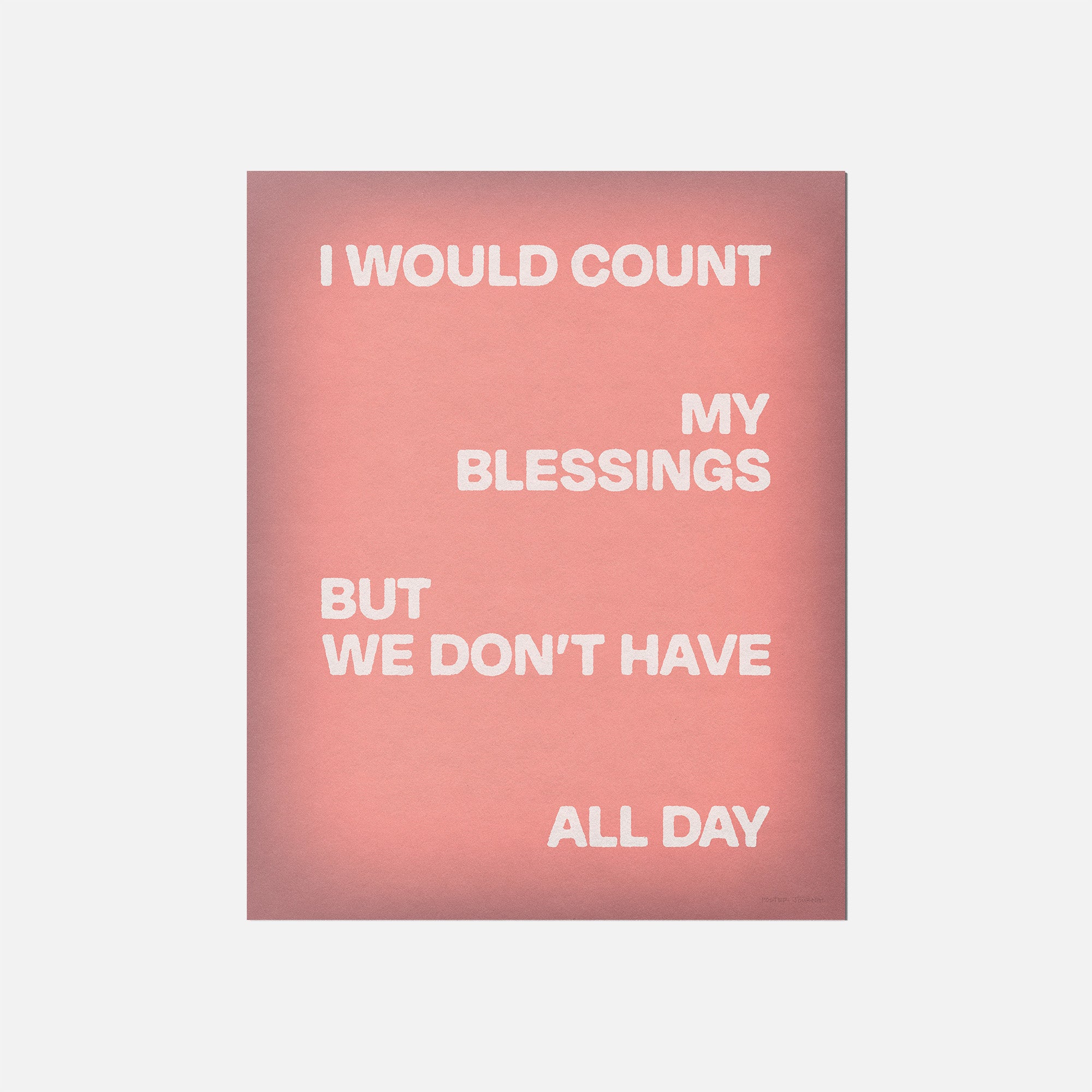 BLESSINGS PRINT