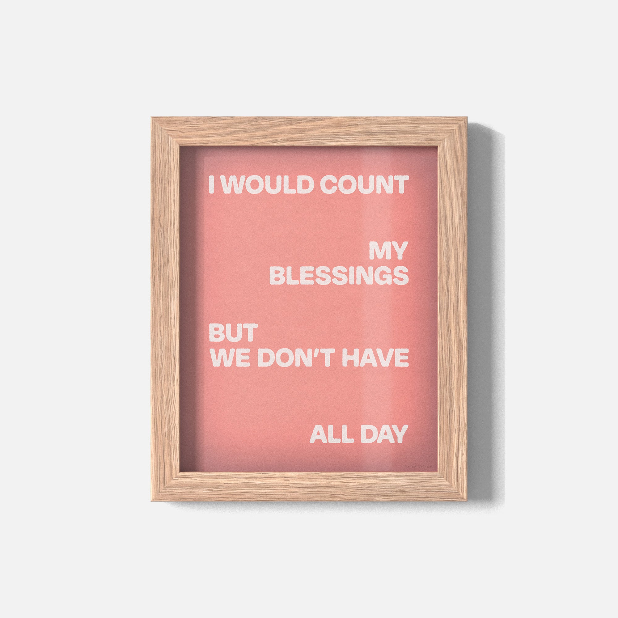 BLESSINGS PRINT