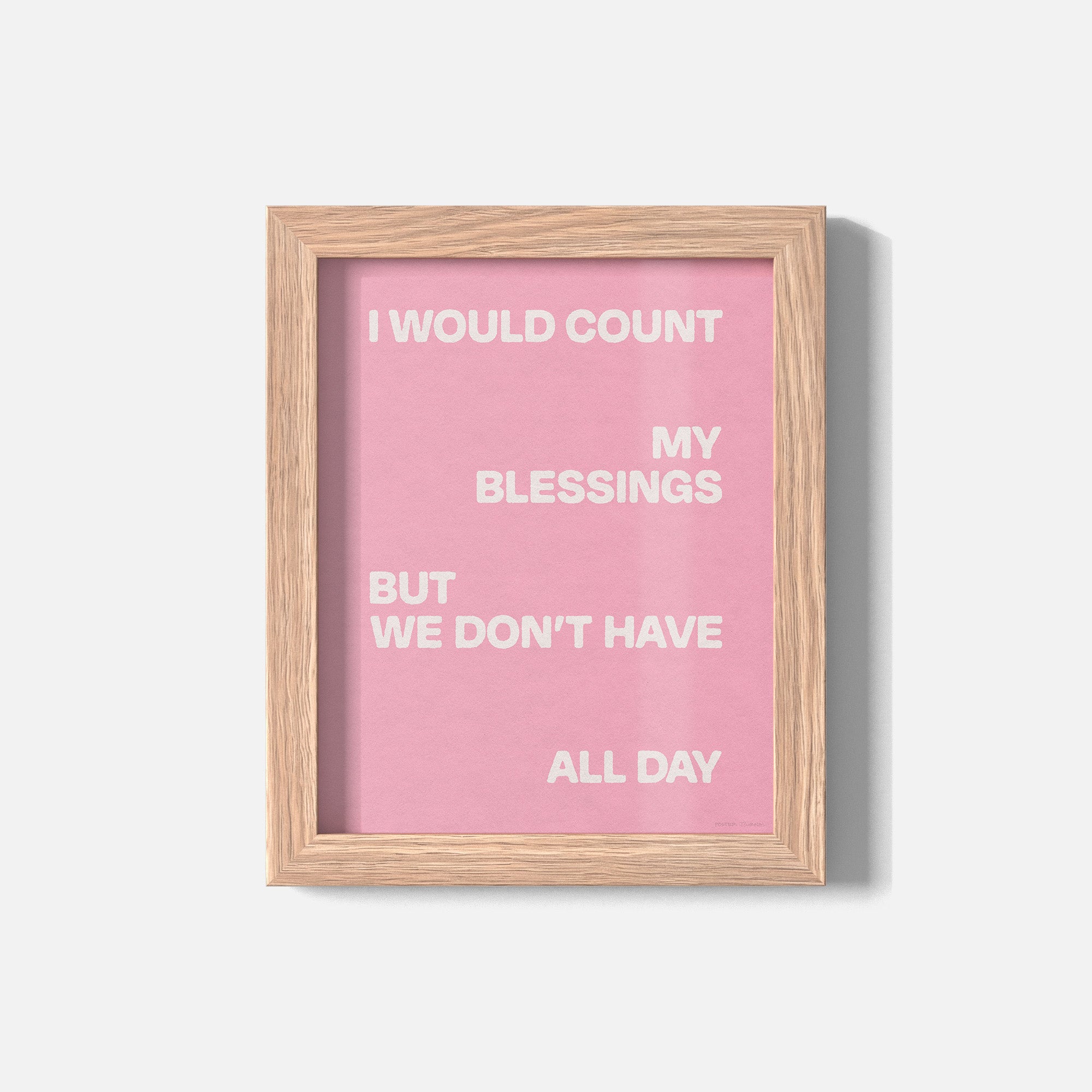 BLESSINGS PRINT