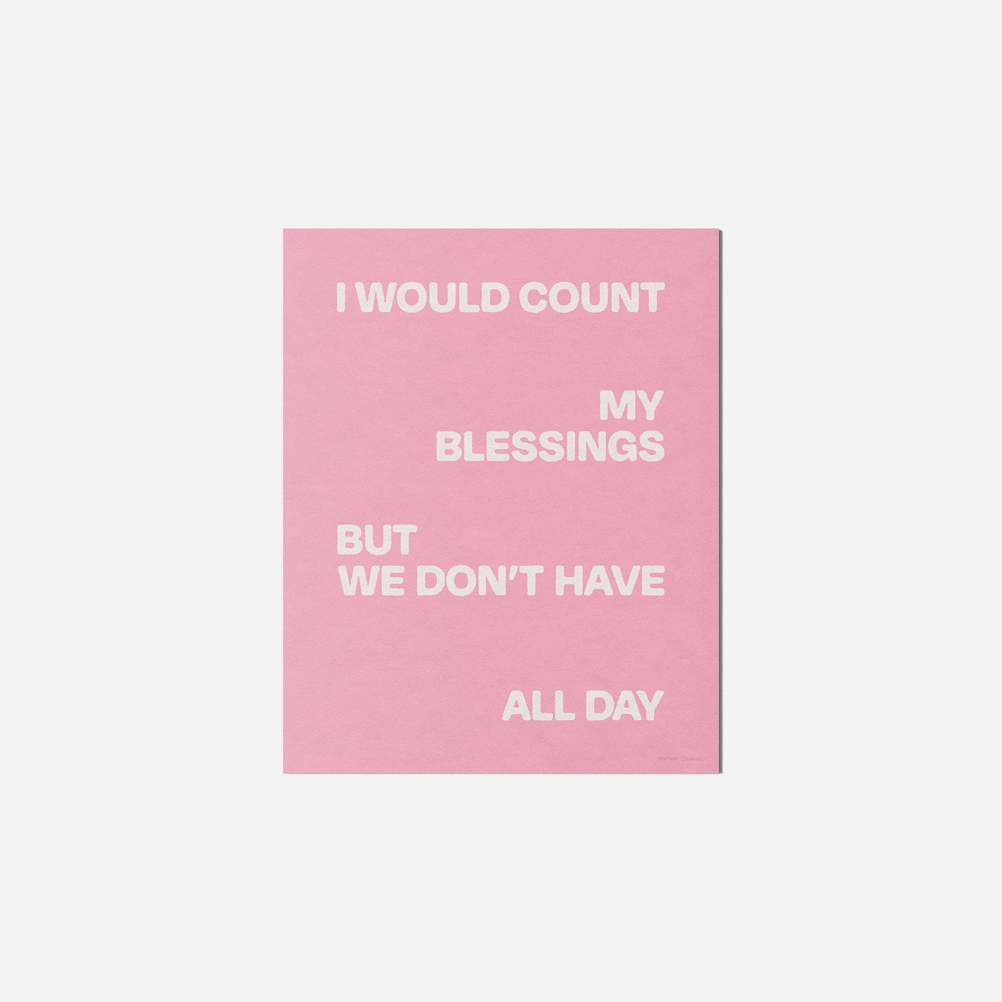 BLESSINGS PRINT
