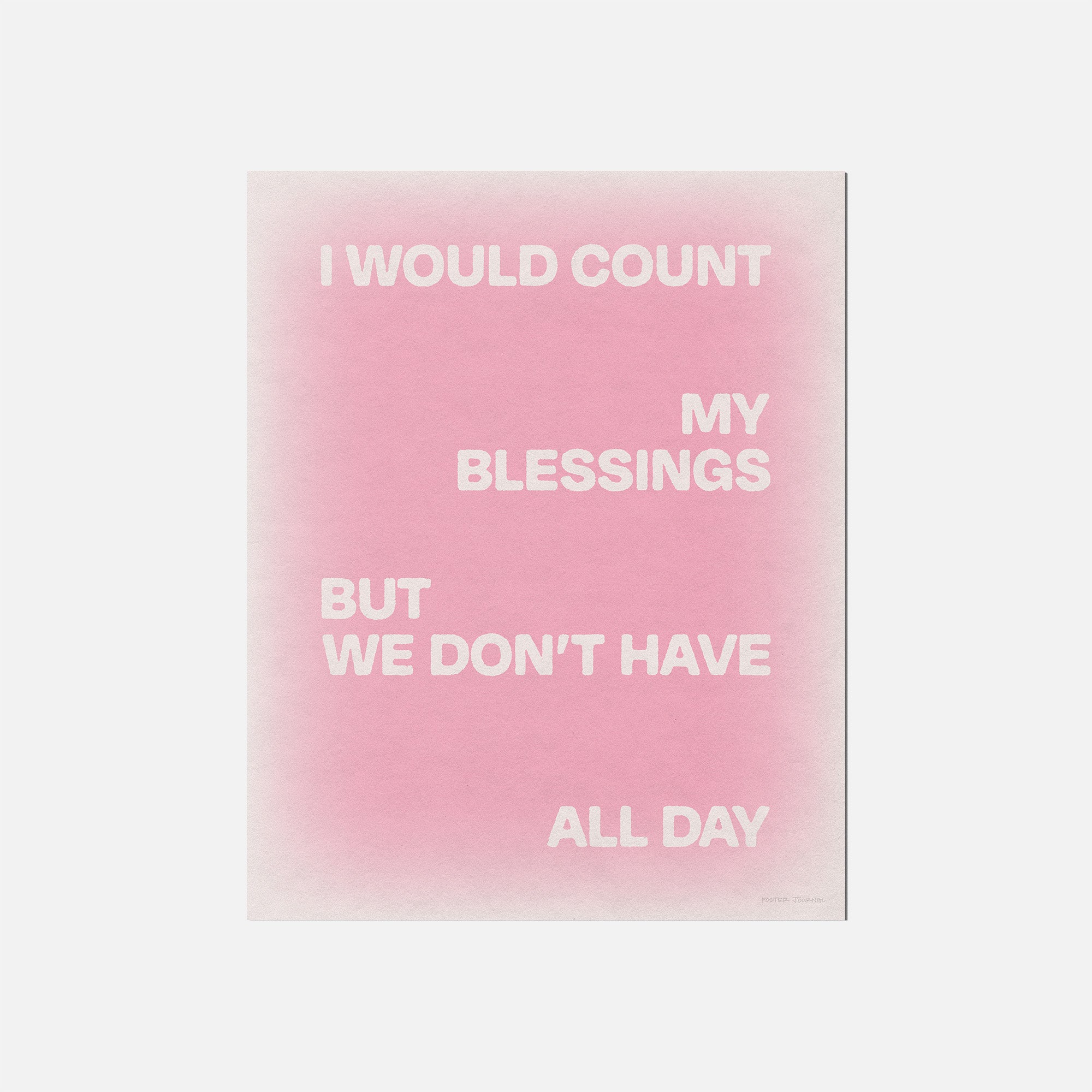 BLESSINGS PRINT