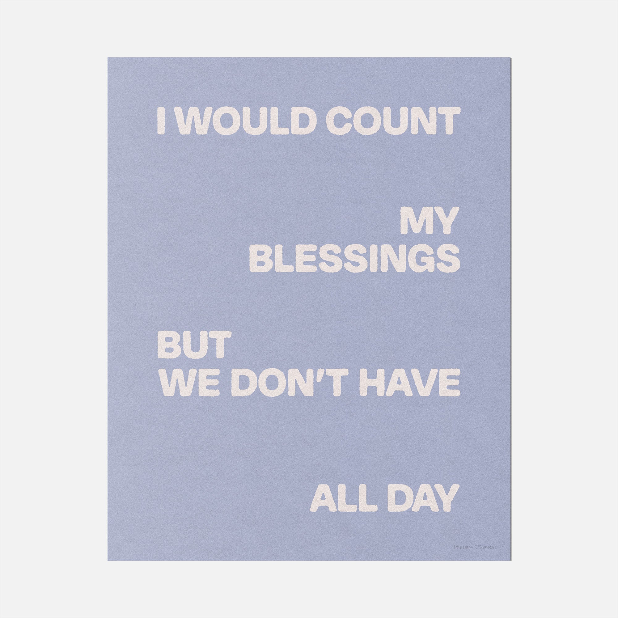 BLESSINGS PRINT