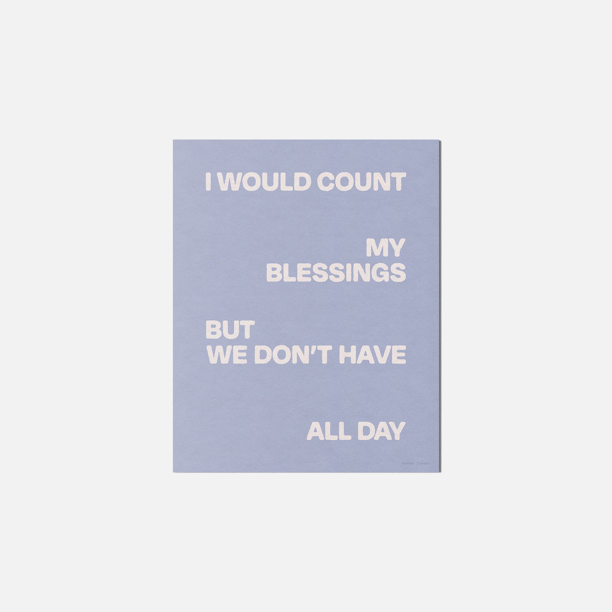 BLESSINGS PRINT