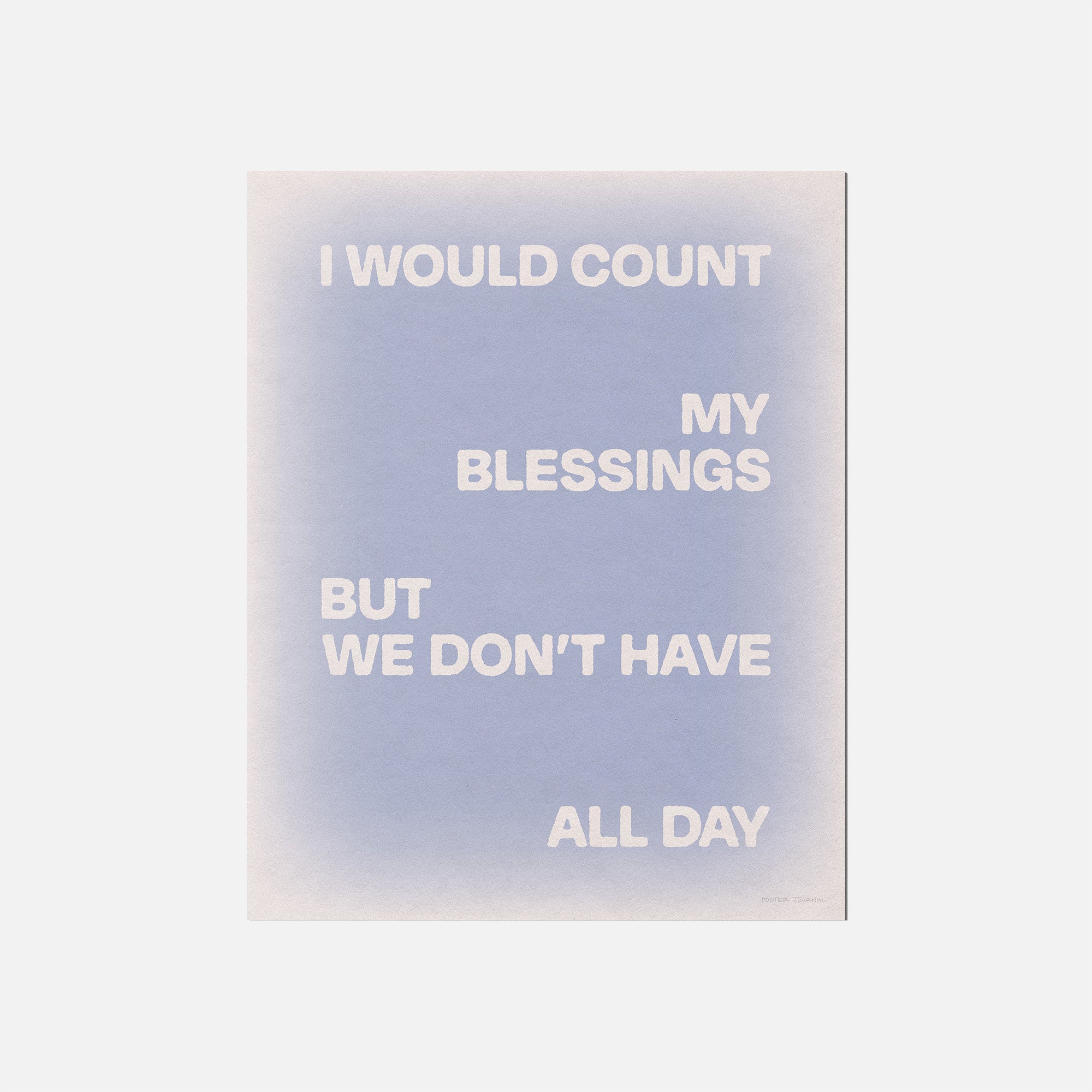 BLESSINGS PRINT