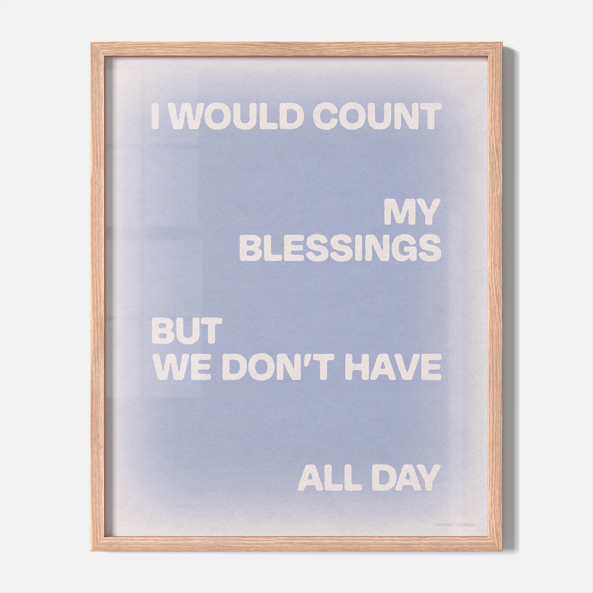 BLESSINGS PRINT