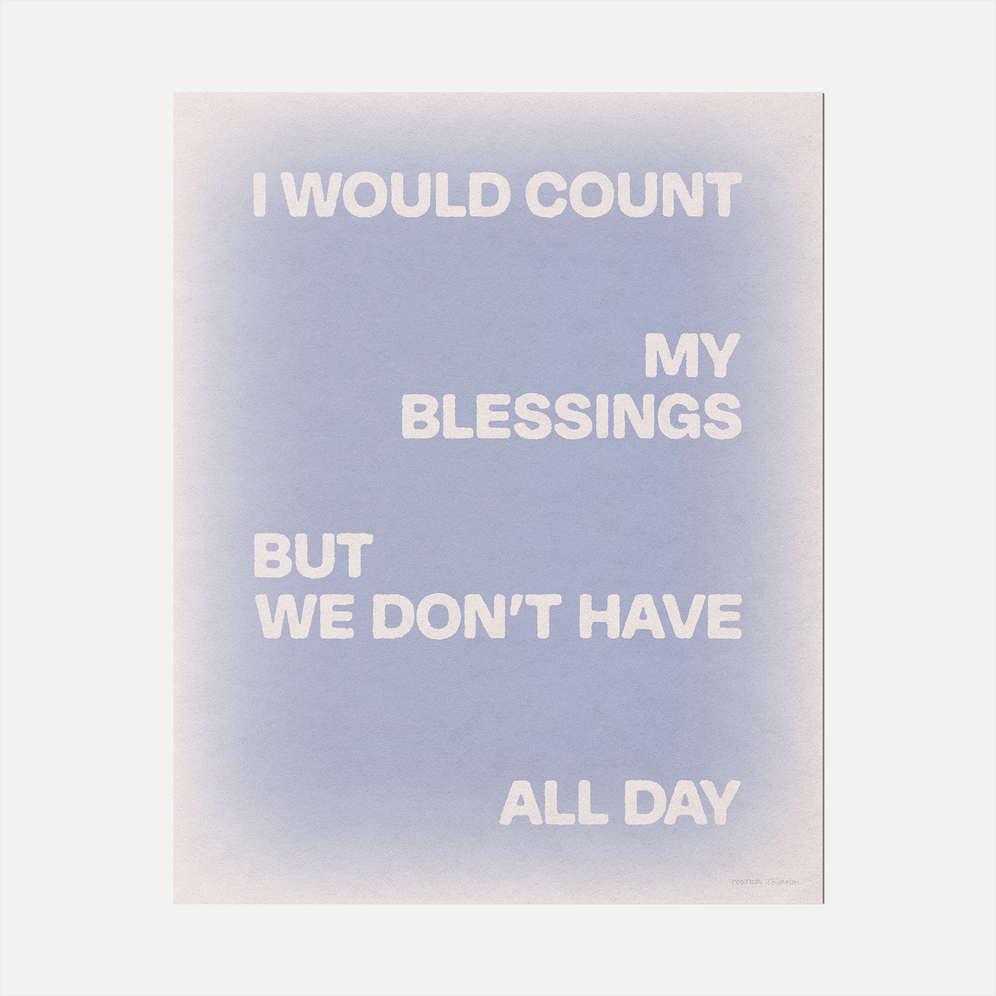 BLESSINGS PRINT