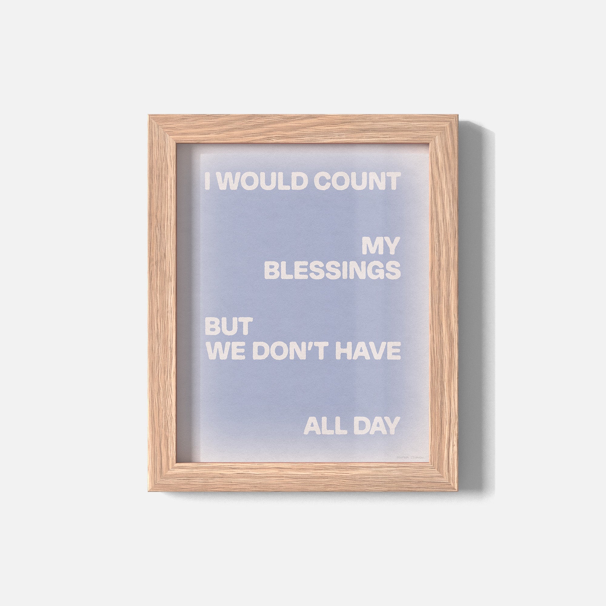 BLESSINGS PRINT